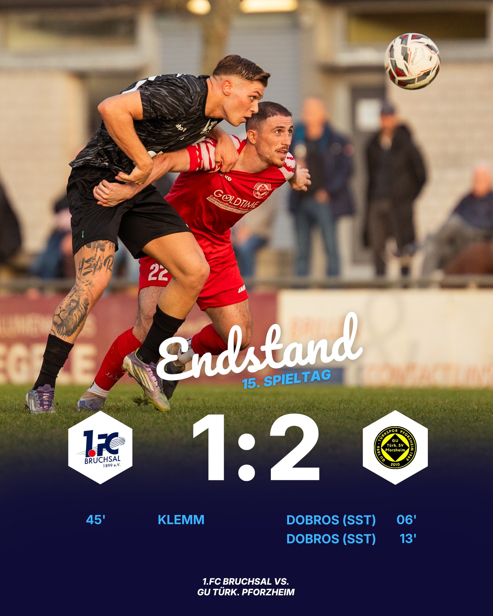 Ärgerlich fasst es wohl irgendwie zusammen: Zwei Strafstöße in 7 Minuten sind nicht wieder gut zu machen. Mund abputzen und Fokus auf das letzte Heimspiel des Jahres legen 💪