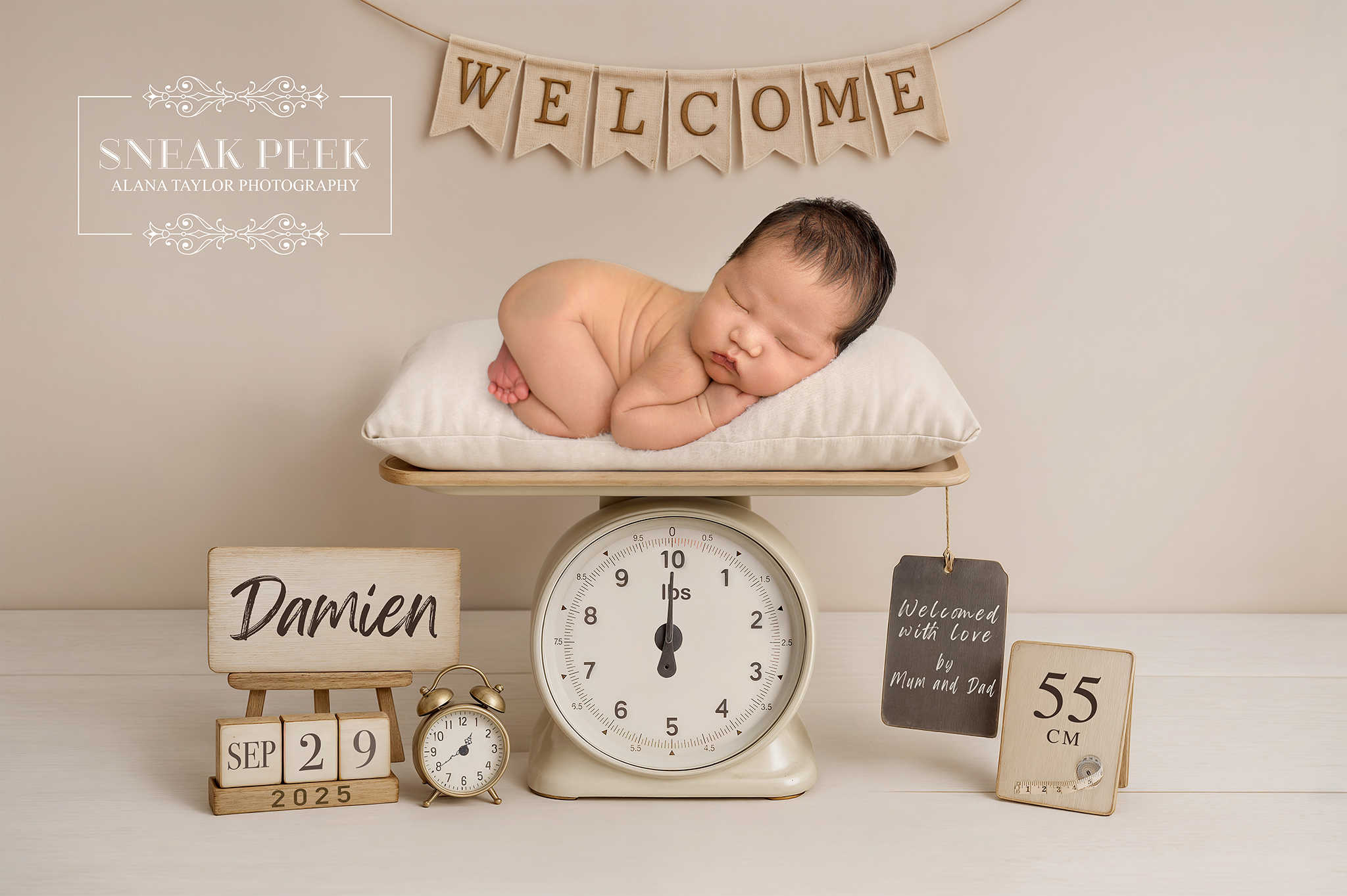 Introducing baby Damien — arriving fashionably perfect, already looking like he owns the place, and clearly unimpressed by the fact he was weighed before his morning milk.
I swear I was doing my absolute best to act like a calm, professional photographer… but Damien’s cheeks were sitting there looking like two perfectly risen bakery buns, and I genuinely had to refrain from squishing those chubby cheeks. Honestly, that level of self-control should come with a trophy.
Honestly, Damien snoozed so peacefully on that pillow you’d think he was auditioning for a mattress commercial. Not a single complaint, not a single wiggle — just pure “I’m adorable, please admire me” energy from start to finish.
Welcome to the world, little buddy. Your parents adore you… and so do we. Now please teach the rest of us how to nap this peacefully.
#NewbornPhotographyMelbourne #AlanaTaylorPhotography #BabyDamien #ClydePhotographer #MelbourneNewbornPhotographer #BirthAnnouncementPhoto #southeastmelbournephotographer
Melbourne’s Leading Newborn and Cake Smash Photographer – Book Early!
www.alanataylorphotography.com.au
Now taking Newborn Due Date Bookings April to Sep2025
You can book Online Here
https://www.alanataylorphotography.com/onlinebookings
- Newborn Photography Melbourne
- Smash Cake Photography Melbourne
- Newborn Photographer Melbourne
- First Birthday Cake Smash Photos Melbourne
- Cake Smash Photography Near Me
- Cake Smash Photos Melbourne
- Newborn Photography Near Me
- Newborn Baby Photographer Melbourne
- Cake Smash Photographer Melbourne
- Affordable Newborn Photography Melbourne
#babyphotographermelbourne #firstbirthdayphotos #cakesmashphotosmelbourne #newbornphotographermelbourne #newbornphotographymelbourne #newbornbabyphotographermelbourne #affordablenewbornphotographymelbourne #newbornphotographynearme #babyphotographyideas #firstbirthdaymilestone #babysmashcake #babyphotographyprops #melbournemums #melbournebabyphotographer #clydenewbornphotographer #southmelbournephotographer #babyphotographyinmelbourne #alanataylorphotography