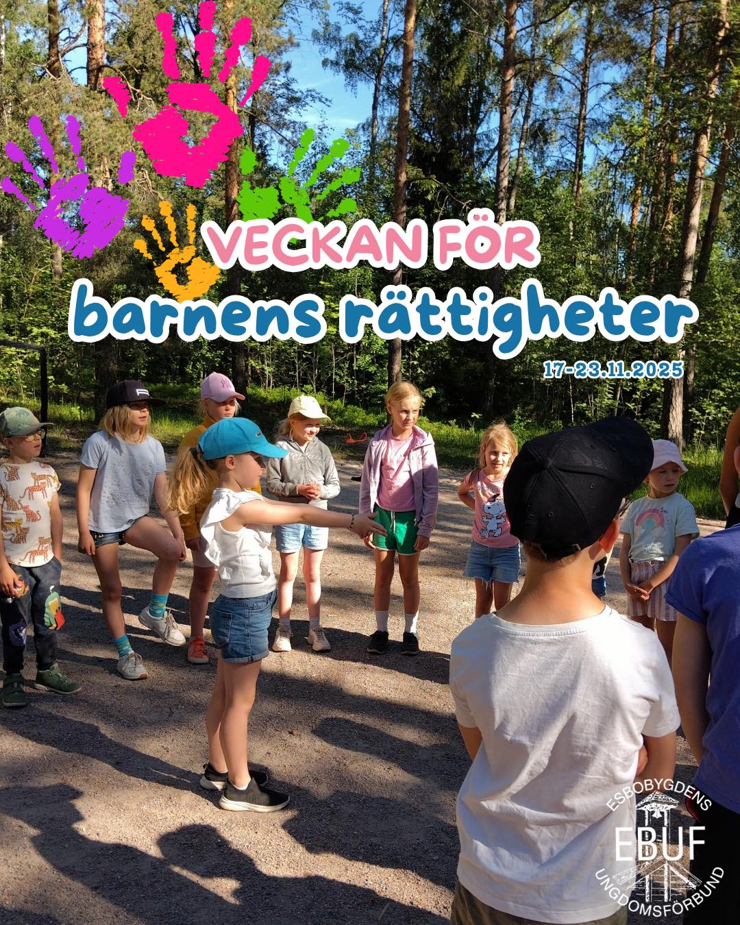 Denna vecka uppmärksammar vi veckan för barnens rättigheter 🩵 Temat för iår är att varje barn har rätt att bli hörd, sedd och att höra till en gemenskap!🫂
På EBUF jobbar vi för att skapa trygga och meningsfulla miljöer där barn känner sig trygga, kan växa och känner sig delaktiga 🩵
#barnensrättigheter #veckanförbarnensrättigheter #barnharrättigheter #EBUF