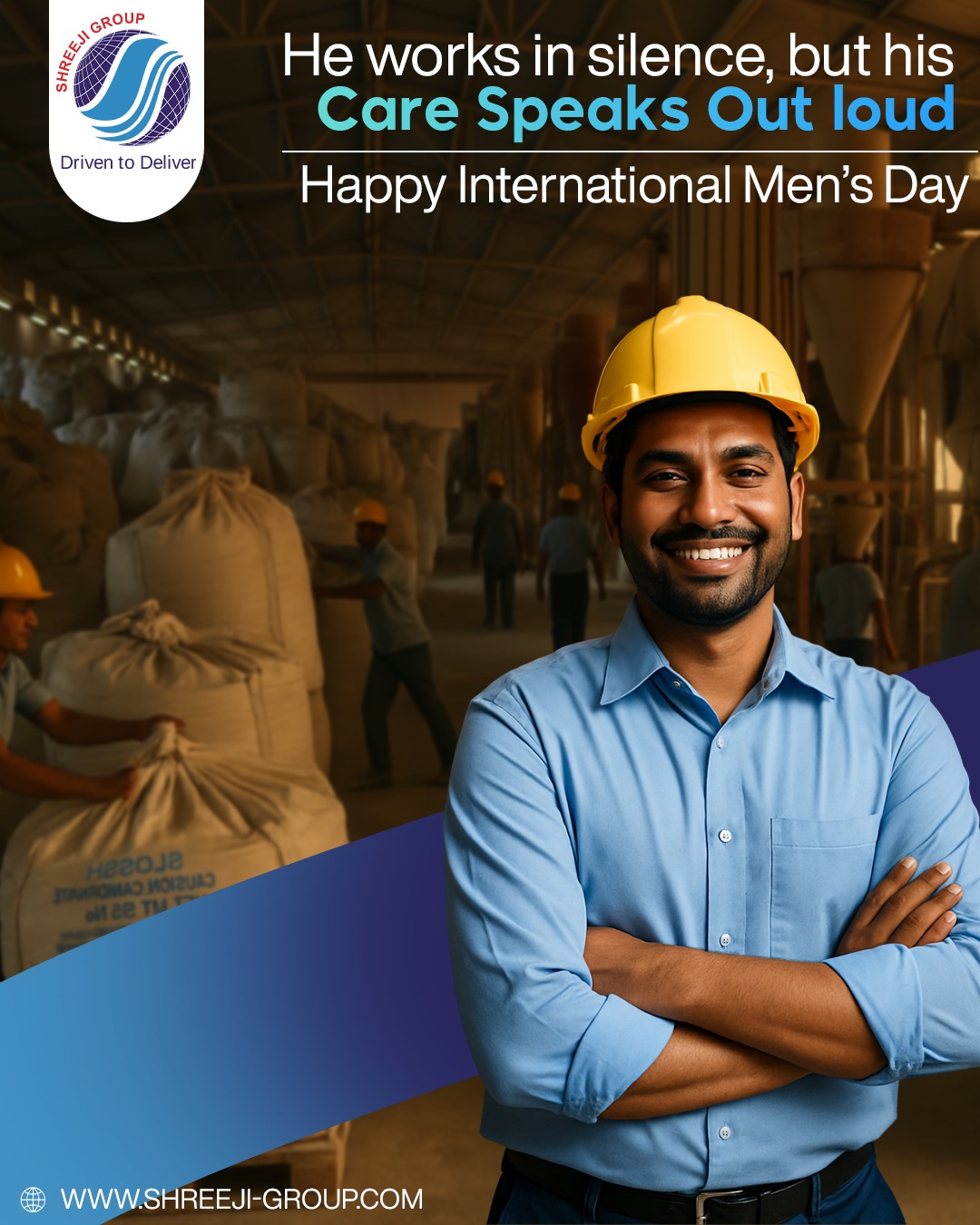 Wishing every man strength, integrity, and purpose on International Men’s Day. Shreeji Group appreciates your hard work, leadership, and dedication toward creating a better tomorrow.
#InternationalMensDay #MensDay2025 #ShreejiGroup #Respect #Inspiration