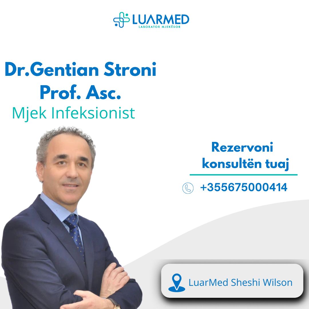 ▫Në Luarmed, besimi fillon me ekipin tonë mjekësor.
▫Këtu gjeni mjekët më të mirë, profesionistë me përvojë dhe përkushtim që vendosin shëndetin tuaj në qendër të çdo kujdesi.
📝Shumë sëmundje infektive mund të kenë simptoma të ngjashme, prandaj mjekët infeksionistë janë të specializuar në dhënien e diagnozave të sakta dhe trajtimeve sipas rastit specifik të pacientit.
Për rezervime dhe informacione kontaktoni në:
📲0675000414
Adresa:📍Rruga “Andon Zako Çajupi”, përballë postës nr.8 (Zayed Bussiness Center), Kati 2
#analizamjekësore #luarmed_laborator #luarmedklinikemjekesore #luarmedlaborator #analiza #luarmed #teste #stafispecializuar #mjekeprofesioniste #mjekukëshillon #laboratormjeksor #infeksionist