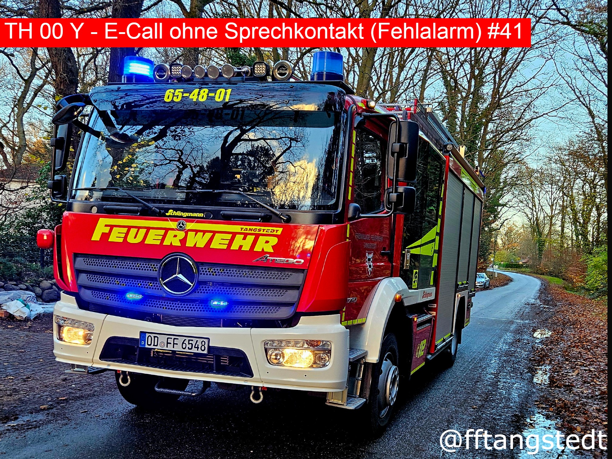 🚨 Nr. 41/2025
📆 17.11.2025, 15:16 Uhr
📟 TH 00 Y - E-Call ohne Sprechkontakt (Fehlalarm)
🌐 OT Wulksfelde / Rader Weg
⚠Im Einsatzgebiet unserer Kameraden der FF Wulksfelde, wurde von einem PKW der Notruf ausgelöst, jedoch ohne Sprechkontakt zum Fahrer. Aufgrund der Meldung alarmierte die Leitstelle die FF Wulksfelde, sowie die Kameraden der FF Bargfeld-Stegen und uns zur gemeldeten Adresse. Vor Ort eingetroffen konnte nach ausgiebiger Erkundung keine Feststellung gemacht werden. Die weiteren Überprüfungen übernahm die Polizei und wir wurden nach ca. 10 Minuten wieder aus dem Einsatz entlassen. Für Details verweisen wir auf den Bericht der Kameraden.
Alarmierte Kräfte: FF Tangstedt, Freiwillige Feuerwehr Wulksfelde (@ffwulksfelde), Freiwillige Feuerwehr Bargfeld-Stegen (@feuerwehr_bargfeld_stegen), RTW Kayhude, RTW RKiSH, NEF Bad Oldesloe, Polizei
👍🏼Like=Vielen Dank an die Einsatzkräfte🧑🏼🚒🧑🏼🚒
Alle Einsätze findest du hier:
https://www.feuerwehr-tangstedt.de/einsaetze-2025
#feuerwehr #firefighter #freiwilligefeuerwehr #ehrenamt #retterherz #blaulicht #blaulichtfamilie #fireandrescue #einsatz #alarm #atemschutz #feuer #technischehilfeleistung #einsatzfahrzeug #löschfahrzeug #notruf #instagram #insta #instagramreels #reelsinstagram #reelsofinstagram #instagramreel #reels #kreisstormarn #schleswigholstein #feuerwehr #tangstedt