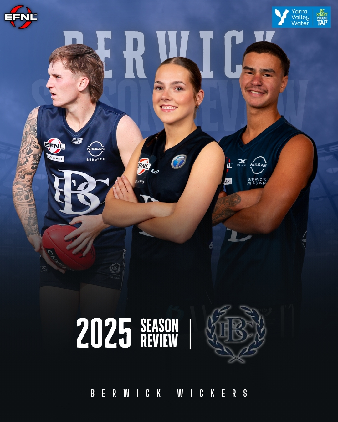 @yvwater 2025 Season Review | @berwickfootballclub
Plenty of promise shown by the young Wickers in the senior Men’s and Women