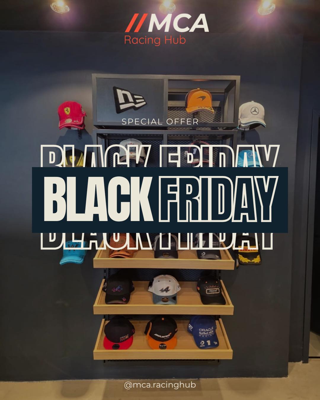 Black MCA!!! Ofertas especiais para vocês, confira em nosso site.
#F1 #Formula1 #BlackFriday #redbullracing