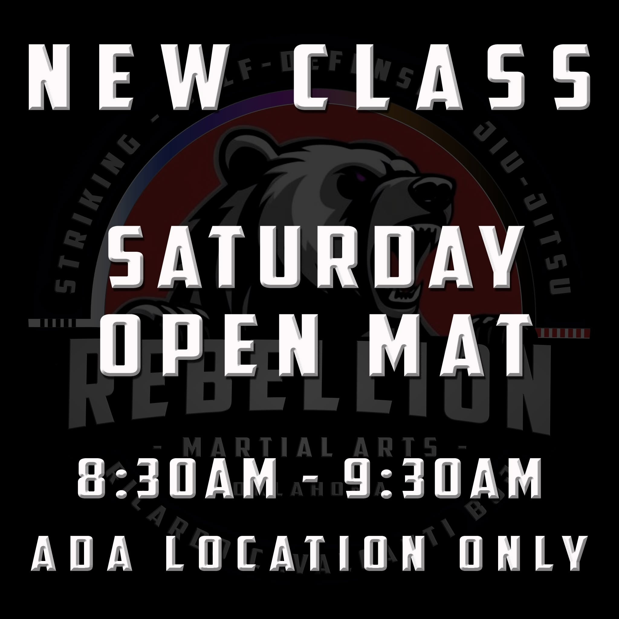 REMINDER! Saturday Open Mat is live! Join us today at 8:30 AM!
#JoinTheRebellion #RebellionMAOK #CavalcantiBJJ #RCABJJ #SOC #ada #duncan #oklahoma #jiujitsu #grappling #groundfighter #jiujitsufamily #keeplearning #levelup #keepgrowingkeepgoing #jiujitsulifestyle #SonsOfCavalcanti #bjj #brazilianjiujitsu #martialarts #training #selfdefense #striking #blackbeltisjustthebeginning #NOTHINGMOREIMPORTANTTHANJIUJITSU
Ricardo Cavalcanti Academy - Brazilian Jiu Jitsu Cavalcanti Jiu Jitsu International Association Ricardo Cavalcanti