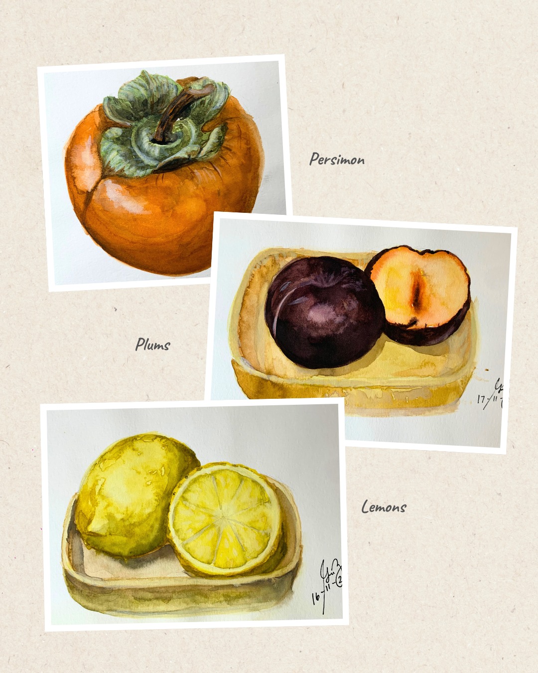 Finally framed these watercolor pieces I painted four years ago — simple fruits, painted straight from life before I even ate them, with no tracing. Back then, learning watercolor felt like a struggle, every stroke a challenge.
Seeing them now, their colors still vibrant, reminds me how far persistence, patience, and love for the craft can take you.
Keep creating, keep growing — your early efforts are seeds of something beautiful.
##watercolourpainting #stilllifepainting #keepcreating #windsorandnewtonwatercolor