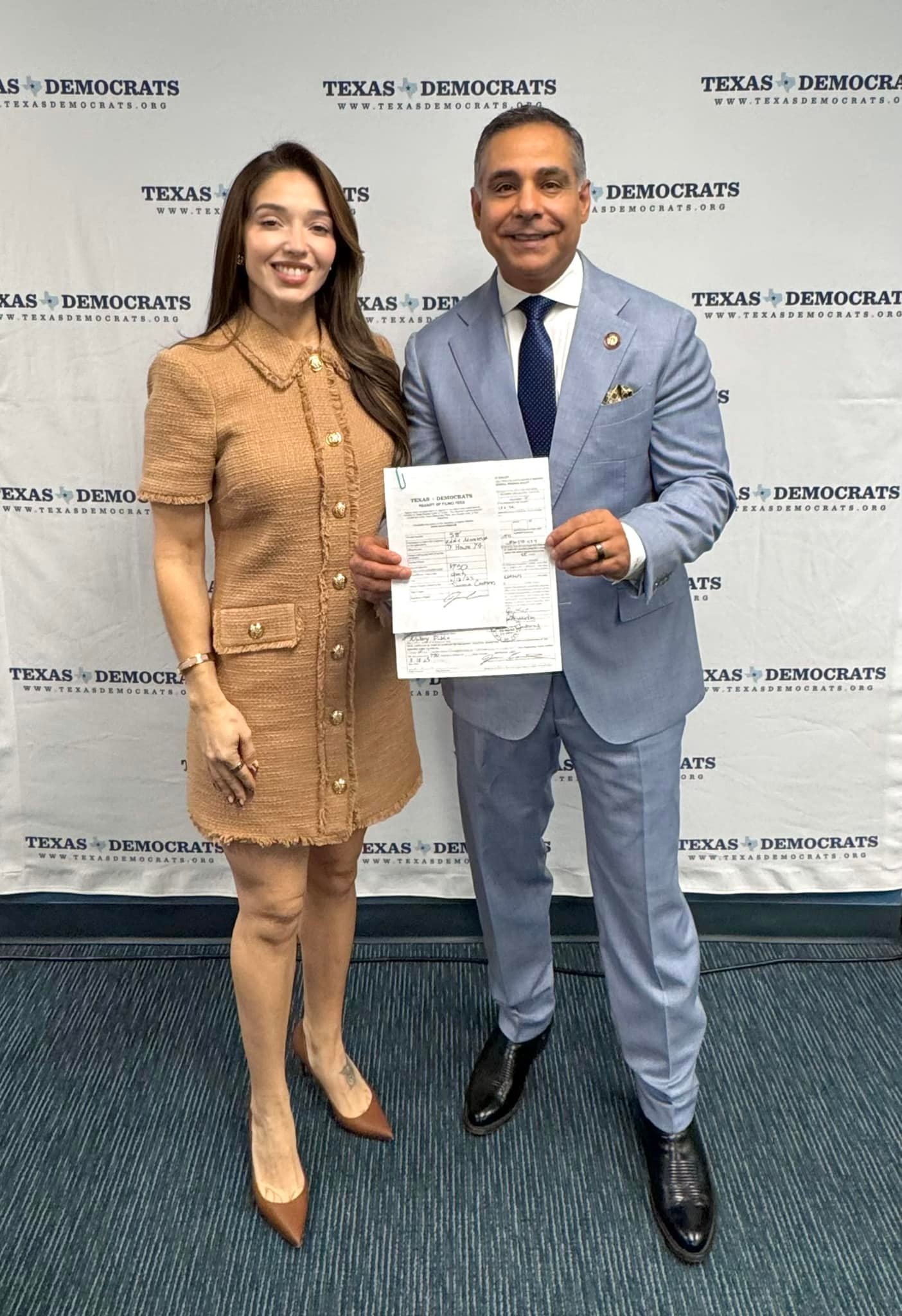 Today, I officially filed for re-election to the Texas House of Representatives to continue serving House District 74!
Since elected, we have worked to secure historic victories for our communities, including establishing the first four-year college to serve the Middle Rio Grande region, raise teacher salaries, secure millions in funding for rural law enforcement, improve our infrastructure, and so much more.
But there are still many issues to tackle, including the fight to expand healthcare access in our region, reduce the cost of living, and ensuring our public schools have the resources necessary to make certain our students have the tools they need to succeed.
When I first ran for office, I promised to be a voice for all constituents, regardless of political party. Today, I renew that promise and remain committed to my unwavering pursuit to continue delivering for hard-working Texans and leaving no community in HD74 behind. #MoralesForTexas #AVoiceForAll
