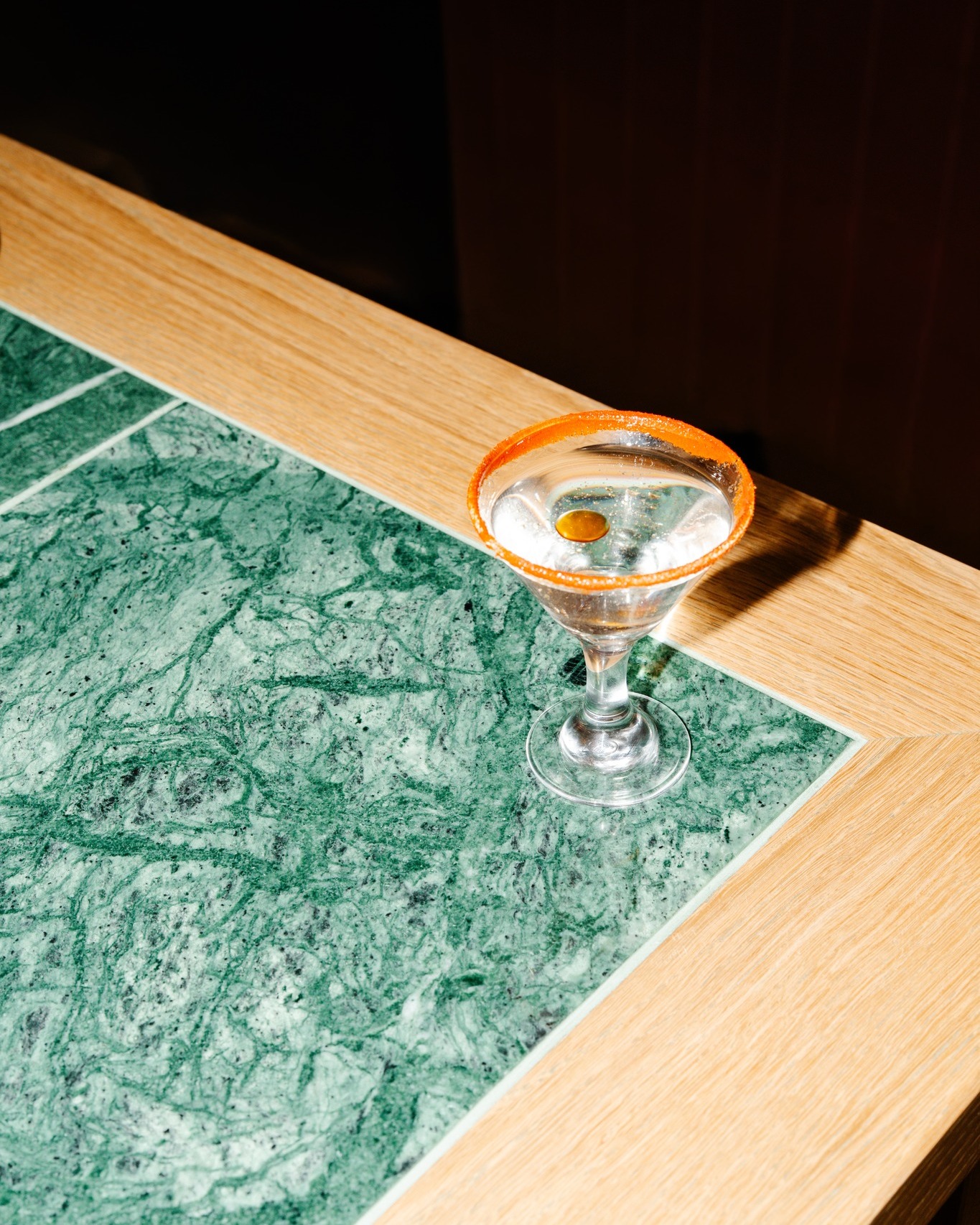 All hail, the Ria's Tiny Tomato 'Tini.
Created and coined by our wonderful new Soho GM, Jordan as: "A small but mighty Wet Gin Martini, served in a chilled martini glass with a tomato-powder rim. Finished with dizzles of Ria’s tomato-infused olive oil for that subtle, retro 80s lava-lamp shimmer."
Available exclusively at our Soho site.