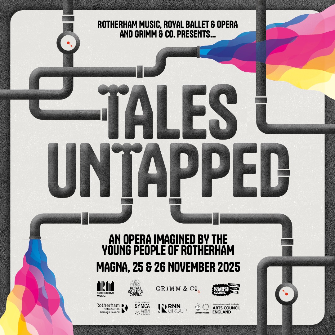 Tickets are still available for Tales Untapped: A Rotherham Opera!
Come and see the only opera created by more than 2000 young people from all over Rotherham. Performed at Magna on 25th & 26th November.
Day 1 - 25th November
https://www.ticketsource.co.uk/rotherham-music/t-mjnpooo
Day 2 - 26th November
https://www.ticketsource.co.uk/rotherham-music/t-vxeavva
@royalballetandopera
@grimmandco @ccoc_rotherham2025 #creative #fyp #Musicians #Singing #creativity #youngpeople #childrenscapitalofculture #liveperformance #thingstodo #rotherham #ccoc #live #RoyalBalletAndOpera #ChildrensCapitalofCulture #rotherhamopera #opera #RotherhamIsWonderful #music