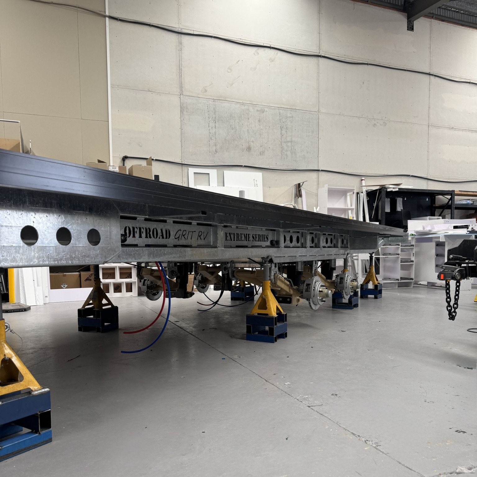 🛠 Workshop Builds 🛠
GRIT027 — ✅ Ready to hit the road and head to its new home on Monday!
GRIT030 — Our big 24ft twin-bunk family van is powering ahead, with the internal overheads now fitted, exterior capping completed, and the roof rails and spoiler installed. She’s looking the part!
GRIT031 — Another Extreme Series couples van rolling forward nicely. The floor and external extrusions are in, and the cabinetry is prepped and ready to be mounted next week.
Next week is going to be a huge one for the workshop, and we can’t wait to see even more progress roll out! 🔧✨
#OffroadGritRV #CaravanBuild #AussieCaravans #CaravanManufacturing #CaravanLife #FamilyCaravans #CouplesCaravan #ExtremeSeries #BunkVan #CustomCaravan #MadeInAustralia #CaravanAdventure #VanLifeAustralia #AustralianMade