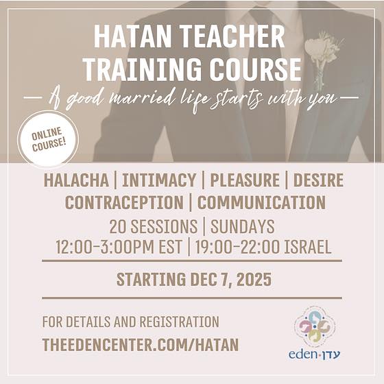 Healthy marriages start with strong foundations!
Know a husband, brother, son, or cousin who can make a difference in preparing couples for a meaningful and lasting relationship? Send this to him or tag him below!
Link in story.
#Chattan #Groom #JewishLearning #JewishValues #JewishCouples #JewishMarriage