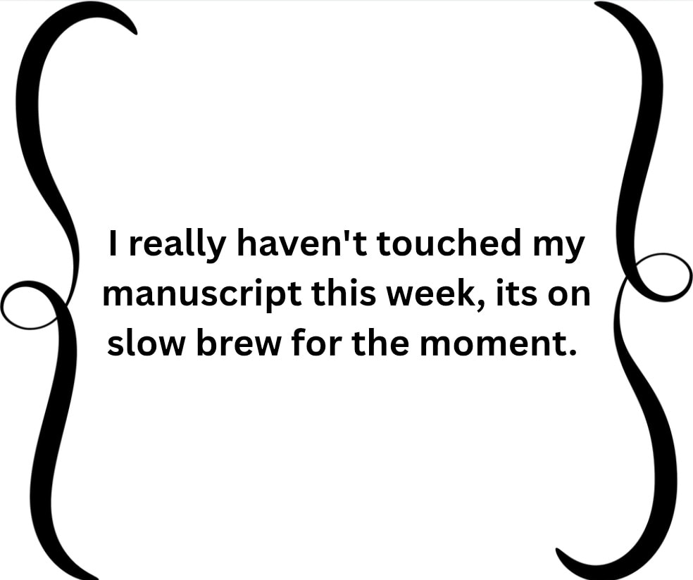 This has been one of those weeks where creativity had to take a pause. I have not touched my manuscript until today. It would have stressed me out before but I no longer feel like rage quitting when it gets tough. Yay progresses!
#progressnotperfection #writing #diaryofanindieauthor #indieauthorsdiary #creativewriting #indieauthor