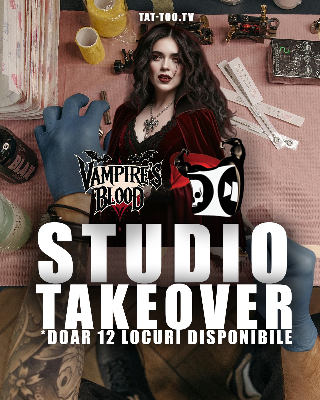 „Studio Takeover” este o emisiune filmată chiar în studioul tău, desfășurată ca o zi obișnuită de lucru în care ai o ședință de tatuaj. Pânza poate fi un client, un prieten sau o persoană publică, iar procesul creativ devine parte din povestea episodului.
Interviul va fi realizat de Alexandra Blănaru, care te va provoca cu întrebări despre tine, evoluția ta și arta ta. Pe parcursul zilei, vom include și cadre turistice, explorând împreună zona în care se află studioul tău, pentru a oferi publicului o imagine completă asupra locului și a poveștii tale.
Filmările se desfășoară într-o singură zi, într-un format natural și autentic. Studiourile participante vor fi selectate la finalul campaniei, moment în care vom anunța și traseul complet al proiectului.
Împreună creăm harta tatuajului din România.