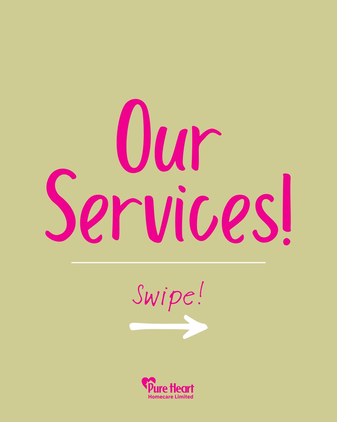 The services we offer at Pure Heart Homecare!
-Short & Long-term Homecare
-Rehabilitation Care
-Companionship
-Discharge from Hospital
-Dementia Patient Care
-Disability Care
Find out more on or services at purehearthomecare.co.uk 📌
#OurServices #PureHeartHomeCare