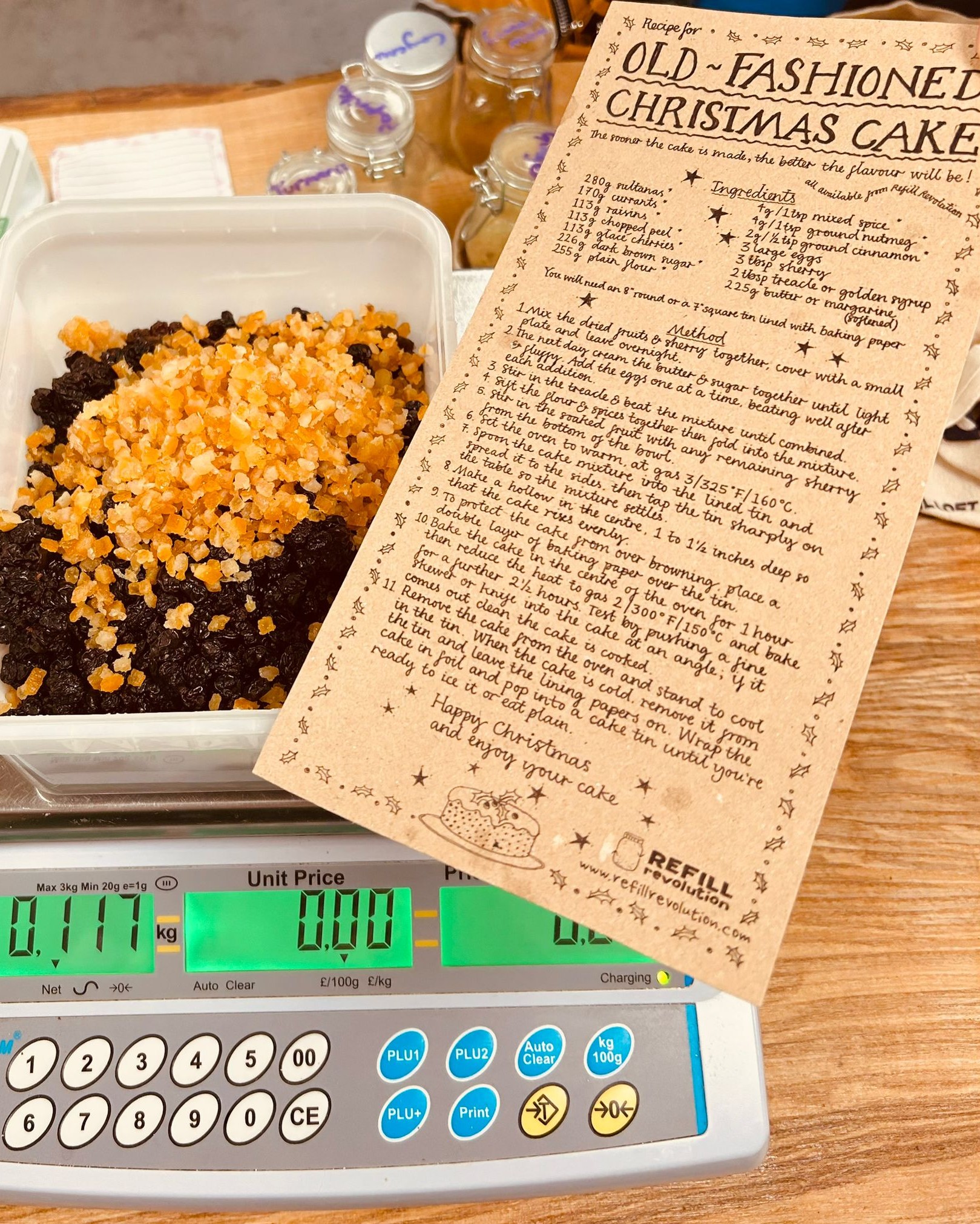 👩🍳 It's Stir-up Sunday this Sunday (November 23).
It's the last Sunday before Advent and traditionally marks the day when families get together to mix their Christmas cakes so the flavours can mature before Christmas Day.
🎄 Have you got your Christmas cake kit yet?
We've done all the weighing and measuring for you.
You just need to mix it all together (instructions provided), bake, and enjoy.
Also, we can make up tubs with your own recipe all weighed out for you and ready to go so you don't have a bag of mixed peel living in a cupboard for a year!
Come and get yours ready for a bit of Sunday baking 😍