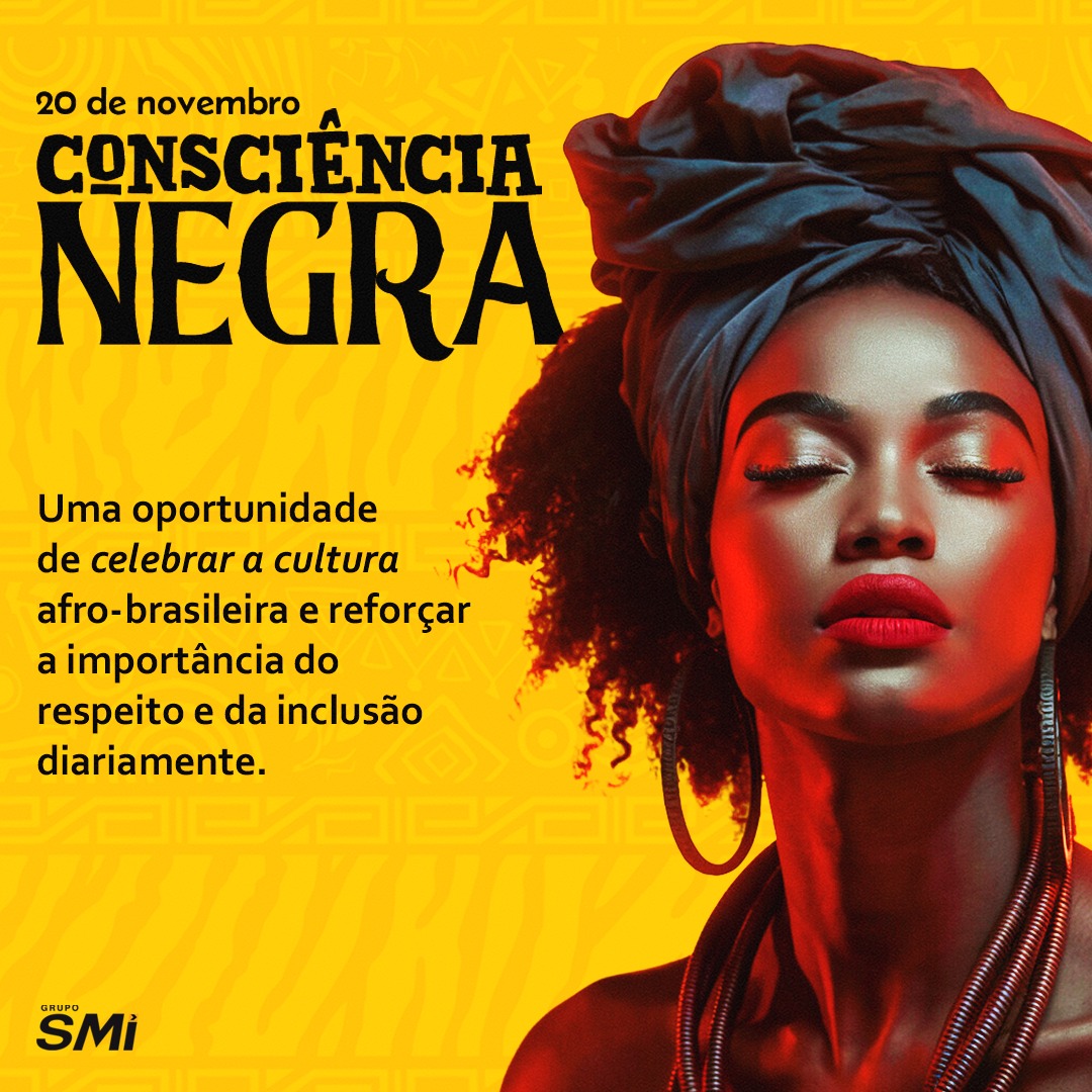 20 de novembro — Dia da Consciência Negra
Uma data simbólica que reforça a importância de reconhecer e valorizar as histórias que moldam o Brasil.
E esse reconhecimento não deve acontecer apenas no dia 20, mas durante todo o ano, com reflexão, respeito e aprendizado constantes.
#DiaDaConscienciaNegra #ConscienciaNegra #ZumbiDosPalmares #CulturaAfro #AfroBrasil #Diversidade #Representatividade #Igualdade #respeito