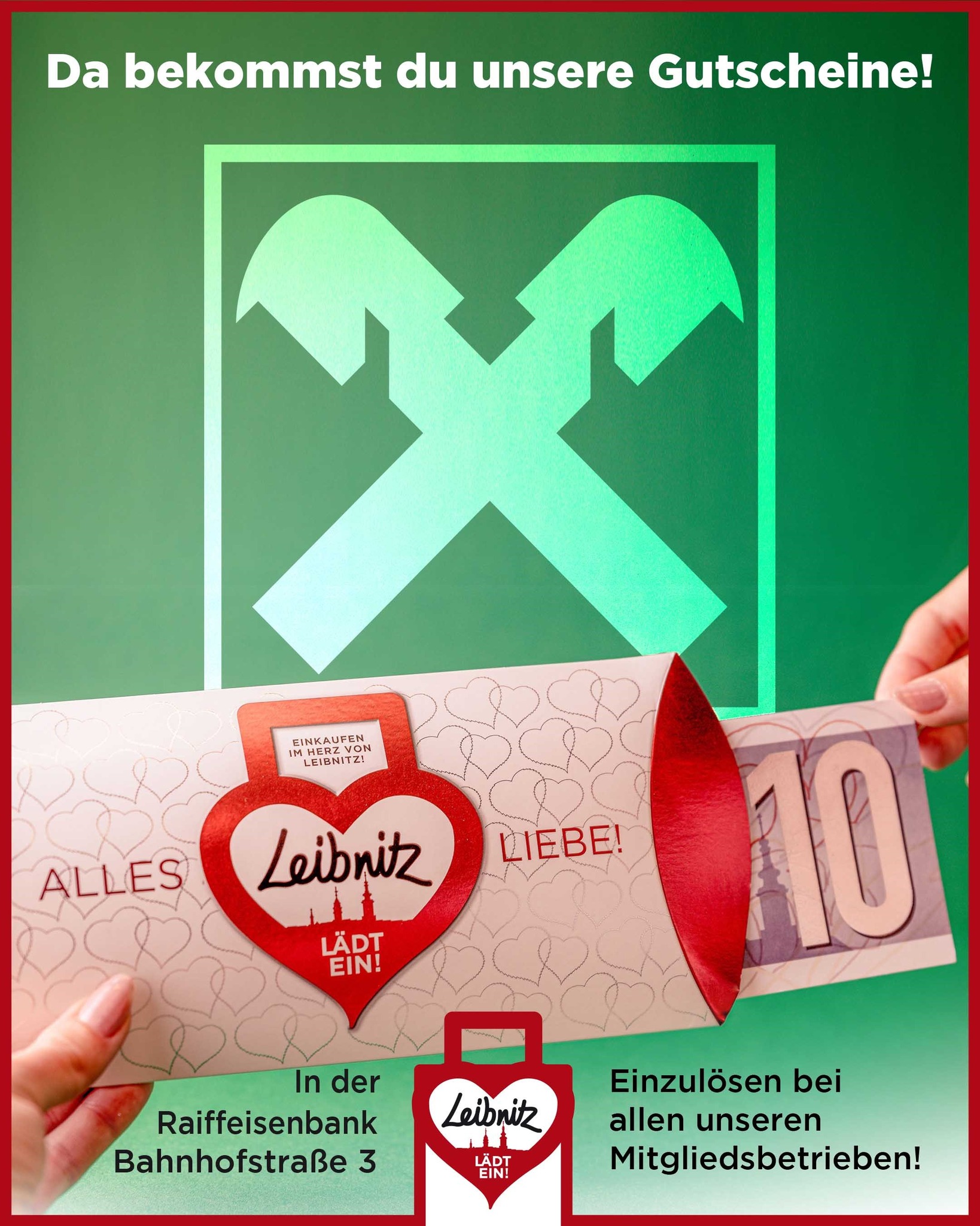 Es ist Dezember & wir sind mittendrin in der Adventzeit! 🙌🏻 Wenn ihr dieser Tage Weihnachtsgeschenke besorgt: wie wärs mit unserem "Leibnitz lädt ein"-Gutschein? 🎁
Da bekommst du unsere Gutscheine: @raiffeisenbank_leibnitz
#leibnitzlädtein #leibnitz #südsteiermark #gutscheine #geschenke #innenstadt