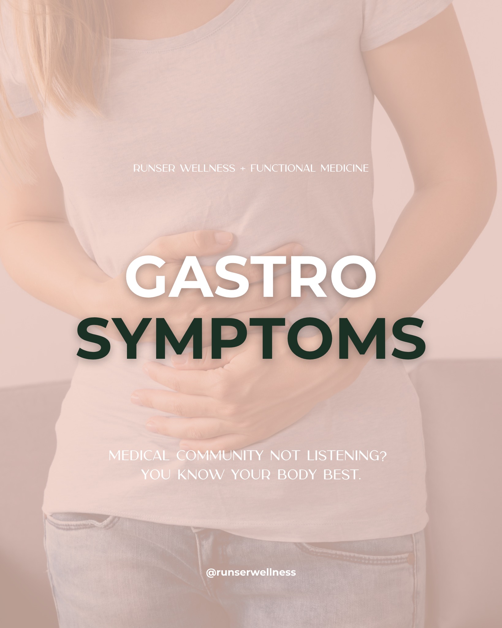 Gastrointestinal symptoms can be incredibly frustrating, especially when it feels like the medical community isn’t listening.
Remember, you know your body best!
If you're dealing with bloating, stomach pain, or irregular bowel movements, advocate for yourself and seek the personalized help you deserve.
Your health matters, and you have the power to take charge of your well-being!’
Check back later this week for simple swaps to help with gastro issues.
