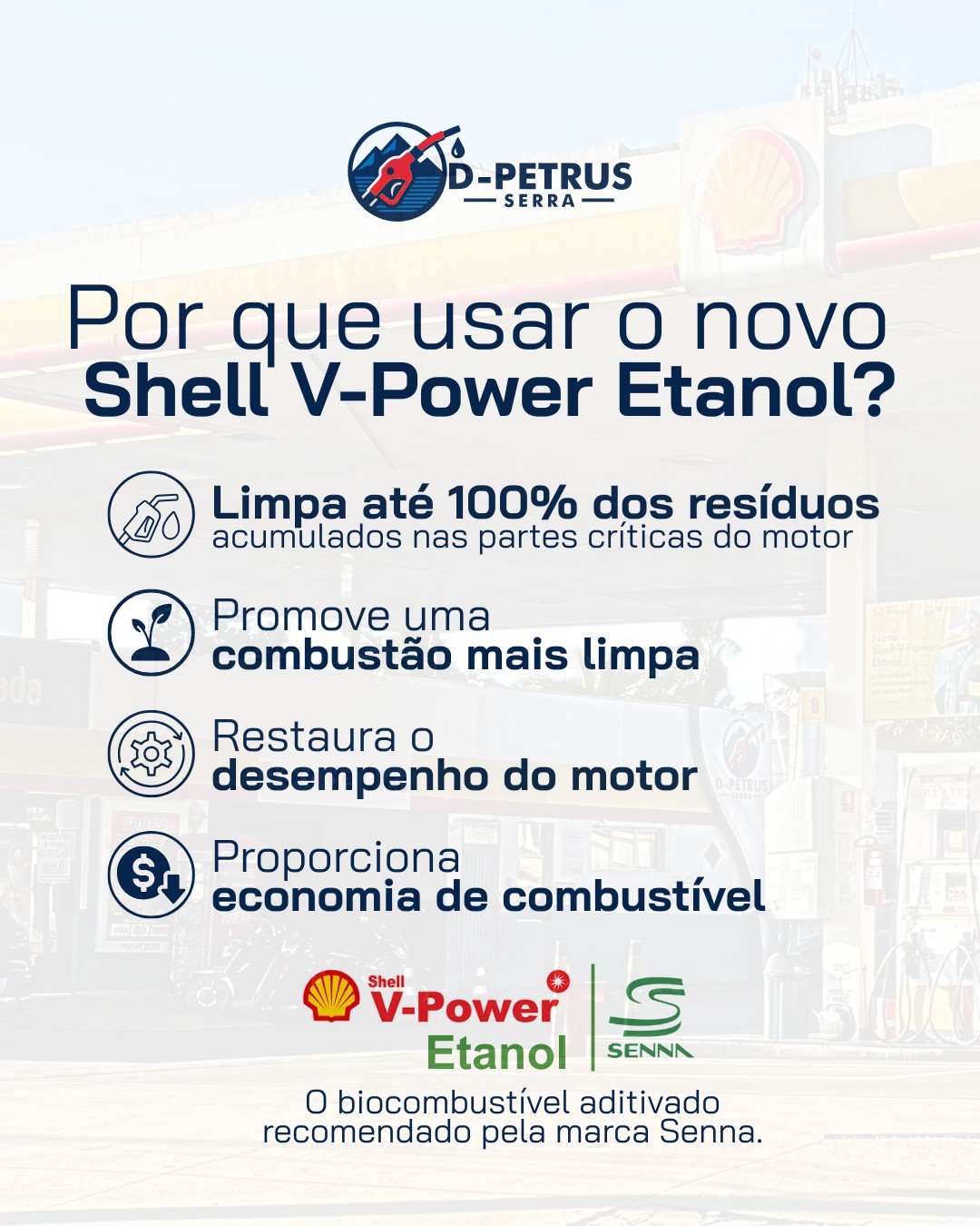 Por Que Usar o Novo Shell V-Power Etanol? A Resposta Está no Seu Motor! 🌱
Se você dirige um carro flex ou a etanol, a sua escolha faz toda a diferença! O Shell V-Power Etanol não é um biocombustível comum.
ARRASCA PARA O LADO e veja os 4 motivos para fazer a sua próxima parada ser aqui! 👉
Benefícios Imediatos do V-Power Etanol:
Limpa o Motor: Remove até 100% dos resíduos acumulados nas partes críticas do motor.
Performance: Restaura o desempenho do motor.
Economia: Proporciona economia de combustível.
Combustão Limpa: Promove uma combustão mais limpa.
Este é o biocombustível aditivado recomendado pela marca Senna, garantindo a excelência que seu veículo merece.
Invista na saúde e na potência do seu motor. Abasteça com quem te leva mais longe.
Marque quem tem carro flex e precisa conhecer essa tecnologia! 👇
📍 Sua parada de alta performance: Av. Fued José Sebba, 1679, Jardim Goiás, Goiânia.
#ShellVPowerEtanol #EtanolAditivado #DPetrusSerra #Senna #Biocombustível #Goiânia #Performance