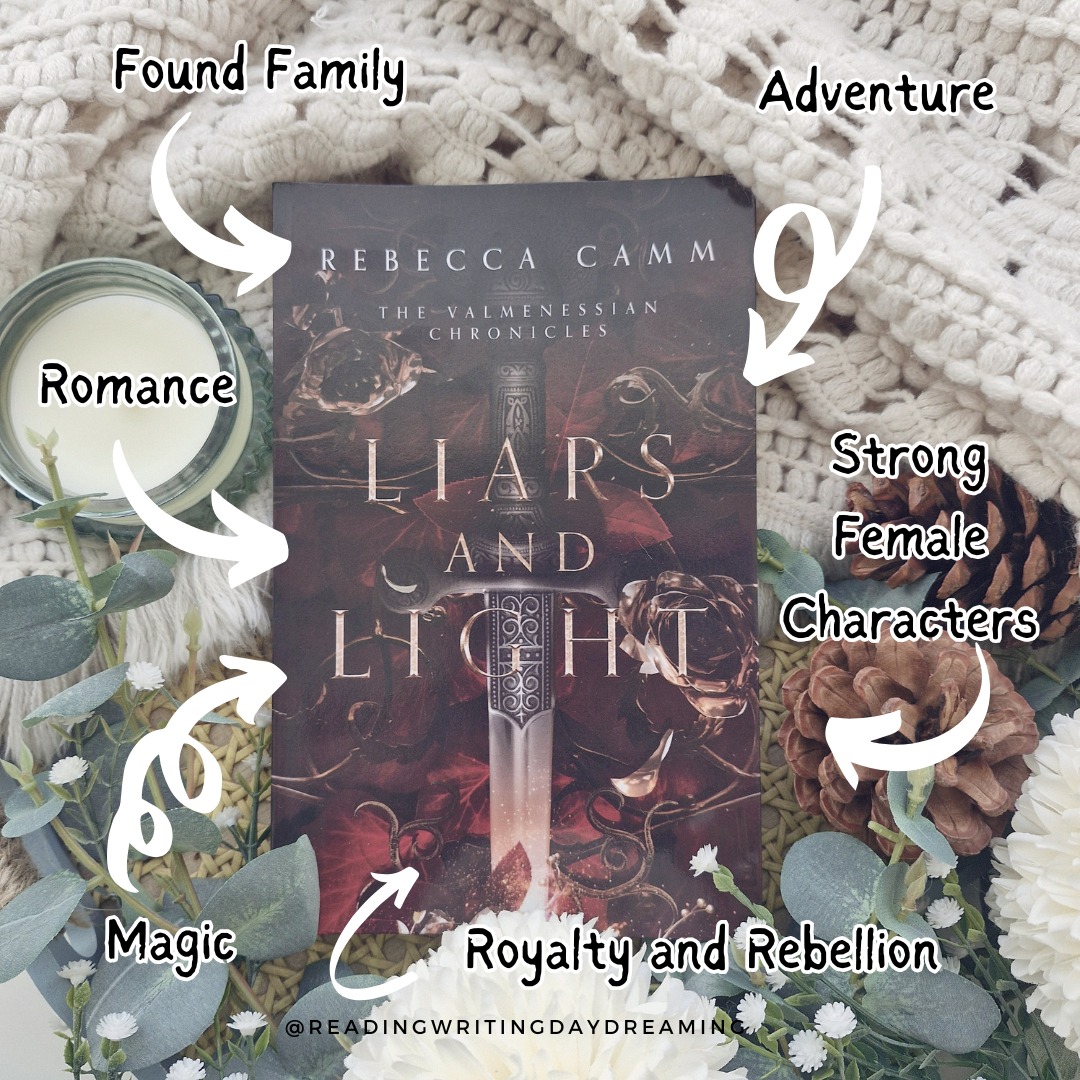 ❤️ Liars and Light ❤️
The first installment of The Valmenessian Chronicles series, which is a complete series!
Liars and Light is perfect if you're a fan of fantasy with...
❤️ found family
❤️ magic
❤️ rebellion
❤️ strong female characters
❤️ romance
❤️ adventure
❤️ and much more!
It's sale time over at rebeccacamm.com and you can get your copy for 20% off 🥳
Sale ends on the 5th of December 2025 AEST so make sure to take advantage of this offer.
#thevalmenessianchronicles #bookstagram #instabook #bookish #bookworm #igreads #fantasybooks #indiebooks #readingwritingdaydreaming #booksbooksbooks #readersofinstagram #booksofinstagram