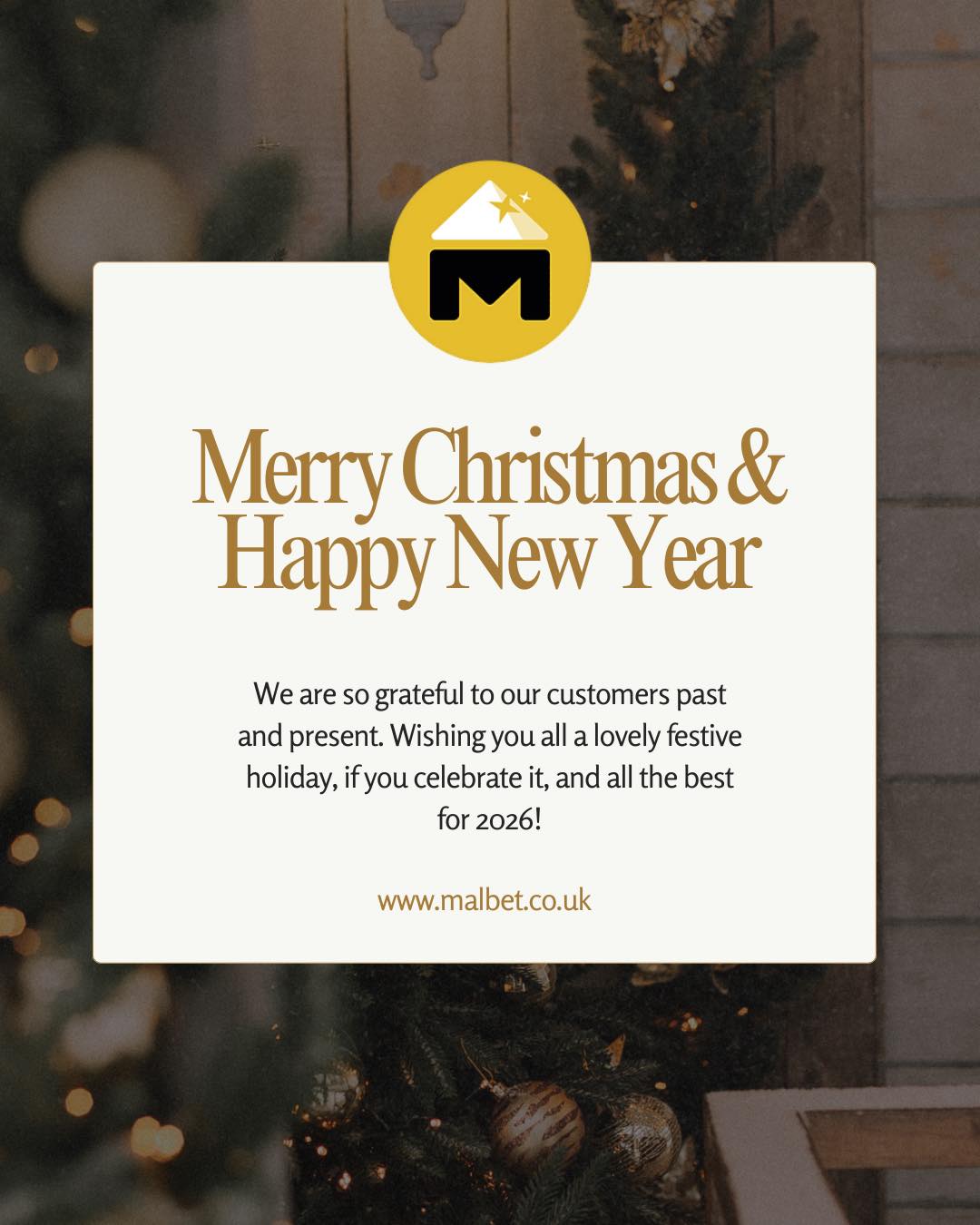 Well, that’s been some year! 🤩
Thank you so much to all of our customers - past, present and regular. We’re so grateful to work with you.
Wishing you a lovely Christmas if you celebrate it and a cracking New Year! 🍾 🎇