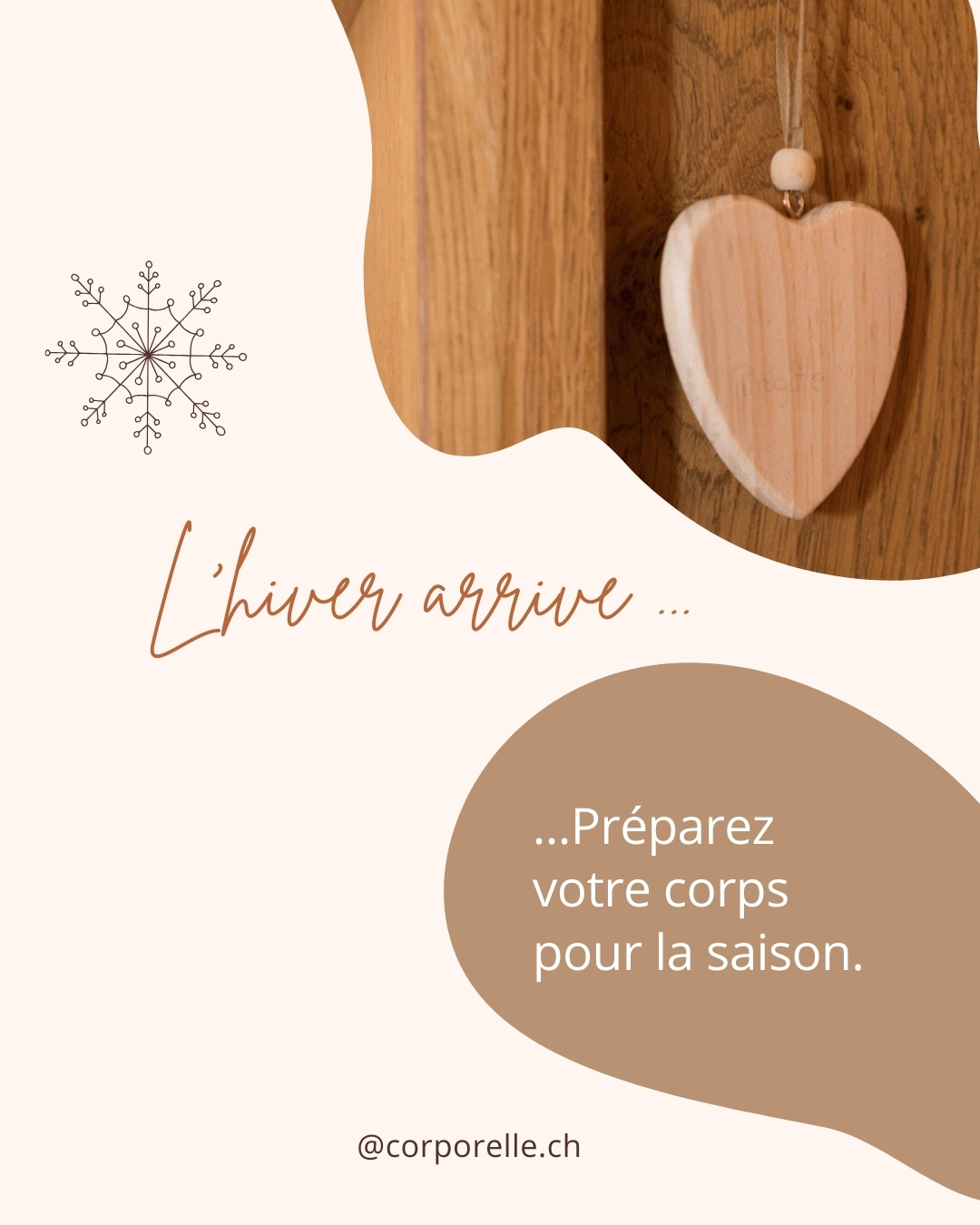 ❄️ L’hiver arrive… préparez votre corps pour la saison ! ❄️
Entre le froid, la fatigue, les fêtes et les journées de ski, notre organisme a besoin d’attention pour rester en pleine forme.
Offrez-vous un moment de douceur et de régénération :
✨ Réflexologie générale & plantaire pour stimuler votre système immunitaire et rééquilibrer vos énergies.
✨ Massage détente pour relâcher les tensions et retrouver un esprit apaisé.
✨ Drainage lymphatique pour booster la circulation, alléger les jambes et favoriser l’élimination.
✨ Massage métamorphique pour un profond recentrage et une libération émotionnelle douce.
Prenez soin de vous avant les fêtes, préparez vos jambes pour les pistes et renforcez votre vitalité pour tout l’hiver ❄️💙
Offrez-vous un instant de bien-être… votre corps vous dira merci.
🌿Je me réjouis de vous rencontrer !
📍 Cabinet Corporelle.ch – Brigitte Borloz – Hameau de la Gare - Les Diablerets
🌐 Réservation en ligne : www.corporelle.ch/reservations
📱 Pour me joindre : +41 77 481 02 85 ou email : info@corporelle.ch
Thérapeute agréée ASCA et RME (selon les soins)
@arcad_lesdiablerets
@diablerets
@therapeutes.ch