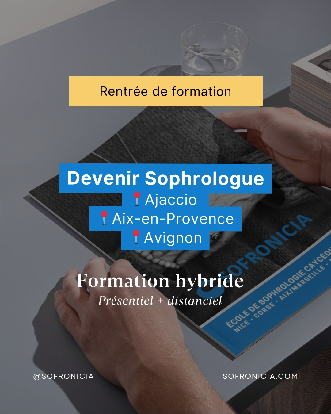 Formation hybride en sophrologie — prochaine rentrée à Aix, Avignon et Ajaccio ✨
Envie de vous former à la sophrologie… mais vous manquez de disponibilité pour une formation 100% en présentielle ?
Bonne nouvelle : notre nouvelle formule hybride arrive prochainement dans votre ville.
Une formation pensée pour s’adapter à votre vie :
✨ Distanciel pour intégrer les bases scientifiques et méthodologiques
✨ Présentiel en petits groupes pour pratiquer, vivre la méthode et développer votre posture de futur sophrologue
✨ Un accompagnement personnalisé tout au long du parcours
✨ Une pédagogie fidèle à l’enseignement du Pr. Alfonso Caycedo
Un format flexible, humain et complet, idéal pour les personnes en activité ou en reconversion.
📍 Aix-en-Provence
📍 Avignon
📍 Ajaccio
➡️ Les pré-inscriptions sont ouvertes !
Pour recevoir le programme complet ou échanger avec l’équipe :
📩 ecole@sofronicia.com
📞 06 84 70 51 29
💬 Message privé
🌐 www.sofronicia.com
#sofronicia #formationsophrologie #sophrologieaix #sophrologieavignon #sophrologiecorse #sophrologiecaycédienne #devenirsophrologue #formationhybride #sophrologie #bienetre