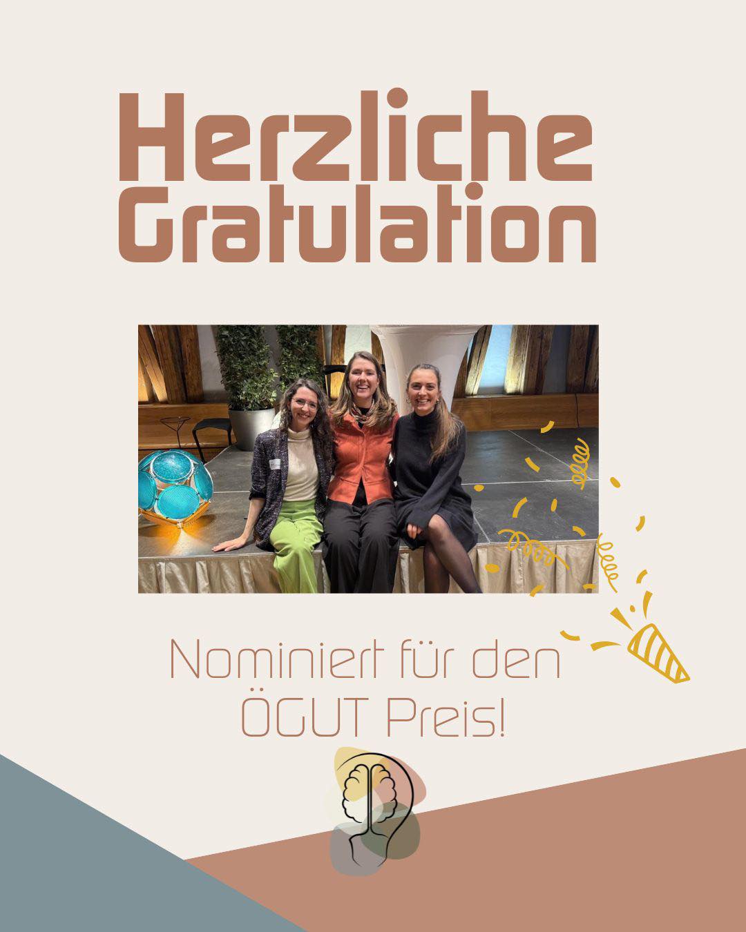 Wir gratulieren Dr. Daniela Wipp zum ÖGUT-Umweltpreis in der Kategorie Frauen in der Umwelttechnik! 🥳
Nicht unerwähnt möchten wir an dieser Stelle Sabine Schlögl und Theresa Schlömicher lassen, die ebenfalls für diesen Preis nominiert waren.
Schon in der Anfangsphase von shiftTanks war Sabine eine große Unterstützung für das Gründerteam. Mit Ihrer Expertise, ihrem Tatendrang und ihrer Herzlichkeit hat sie dabei geholfen shiftTanks zu dem zu machen, was es heute ist. Die studierte industrielle Umweltschutz- und Verfahrenstechnikerin hat ihren arbeitsmäßigen Schwerpunkt in der Abfallwirtschaft und ist inzwischen bei STADLER tätig. „Ganz nebenbei“ leitet sie außerdem unser shift2School Projekt.
Auch Theresa ist schon lange bei uns aktiv und hatte die Co-Leitung unseres Arbeitsbereiches GlobalSouth inne. Außerdem ist sie Mitglied im Projekt shift4Water und hat mit großem Einsatz und Kreativität die filmische Dokumentation dazu gestaltet. Theresa konnte letztes Jahr ihr Studium der industriellen Energietechnik abschließen und unterstützt nun die Energie Steiermark beim Mammutprojekt Wasserstofftransformation.
Wir wollen uns von ganzem Herzen für euren Einsatz und eure Freundschaft bedanken – Frauen wie euch braucht die Technik! ❤️