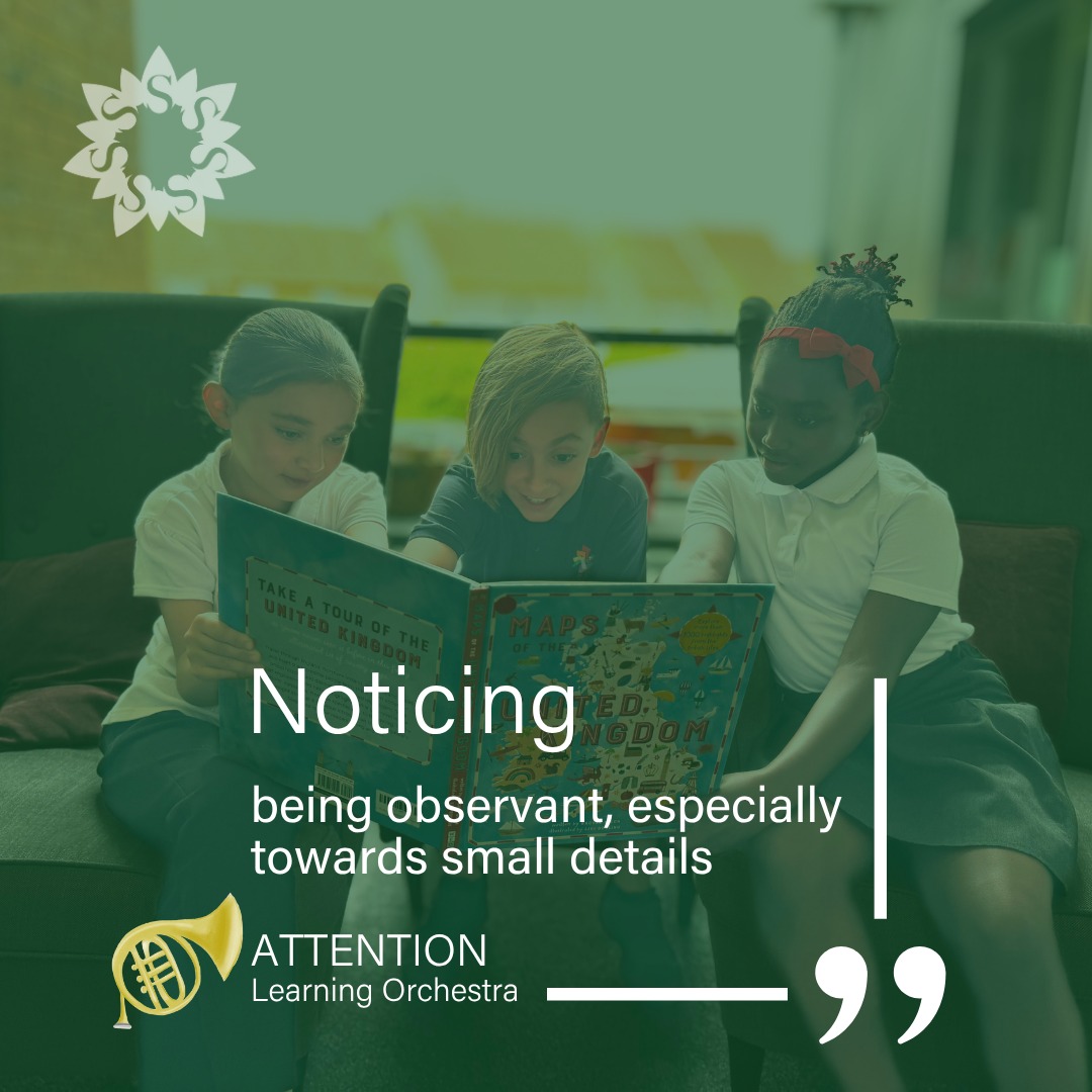🔎 When we slow down and zoom in, we start to see what others may have missed.
👁️ Whether it's spotting a subtle change, a hidden clue, or a repeating pattern - noticing sharpens our thinking and deepens our understanding.
.
.
.
#learningdisposition #learninghabits #learningorchestra #learningpoweredapproach #noticing #stjohns