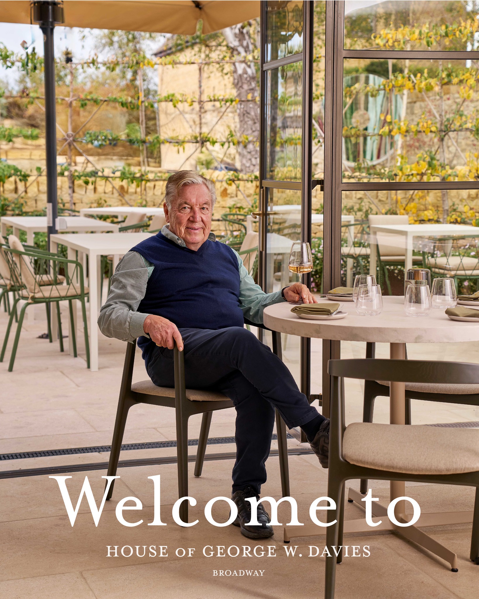 Located in the heart of the Cotswolds, George Davies stylish new venture has reimagined country house hospitality to create a destination where exceptional design meets a place to unwind and connect.
A luxurious retreat, a culinary adventure, or simply a place to reset in nature.
‘It’s a given that the hotel owned by the man behind George at Asda, Next and Per Una will be stylish.’ – Daily Mail
Come and be a part of our story. Exclusive packages available.