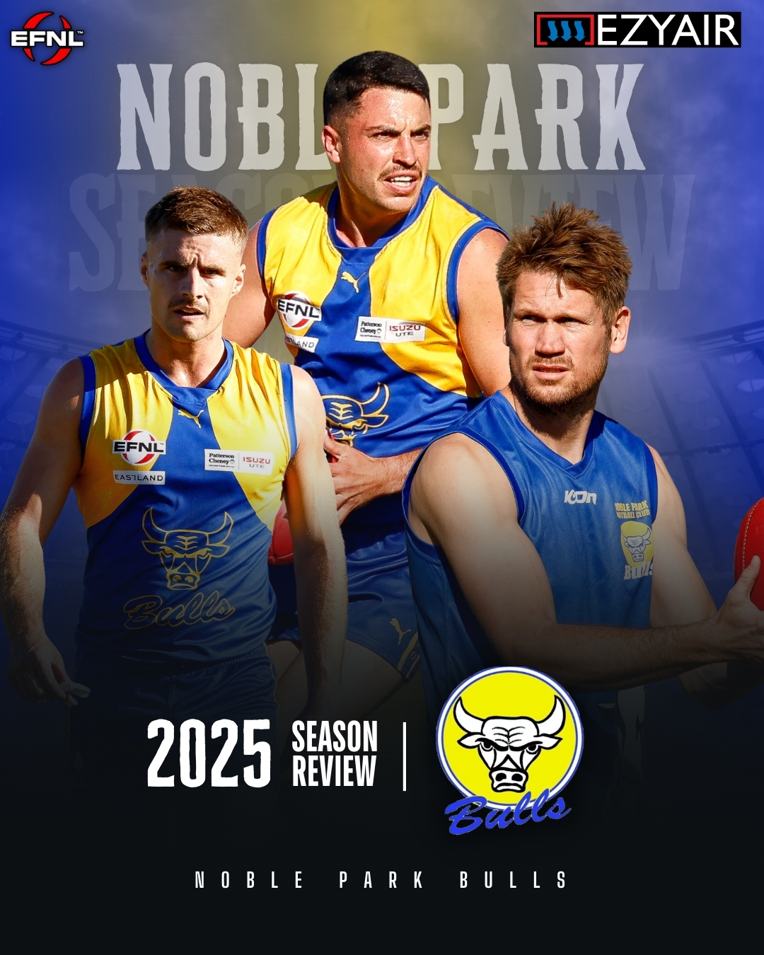 EZYAIR 2025 Season Review | @nobleparkfc
A new-look younger Bulls outfit impressed many in season 2025, only just missing out on a finals appearance.
Read the full article at EFNL.org.au.
📸: @fieldofviewphotography