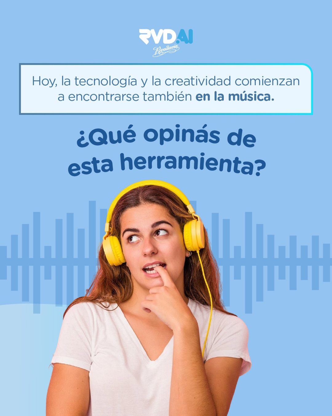 🎵 Canciones creadas por inteligencia artificial
La IA empieza a explorar la música, generando canciones que se comparten y escuchan en Internet.
💡 Tecnología y creatividad se combinan, dando lugar a experimentos musicales y nuevos desafíos para la industria.
🤔 ¿Qué pensás de esta herramienta?
#innovación #tecnología #creatividad #inteligenciaartificial #musica #rvdai
