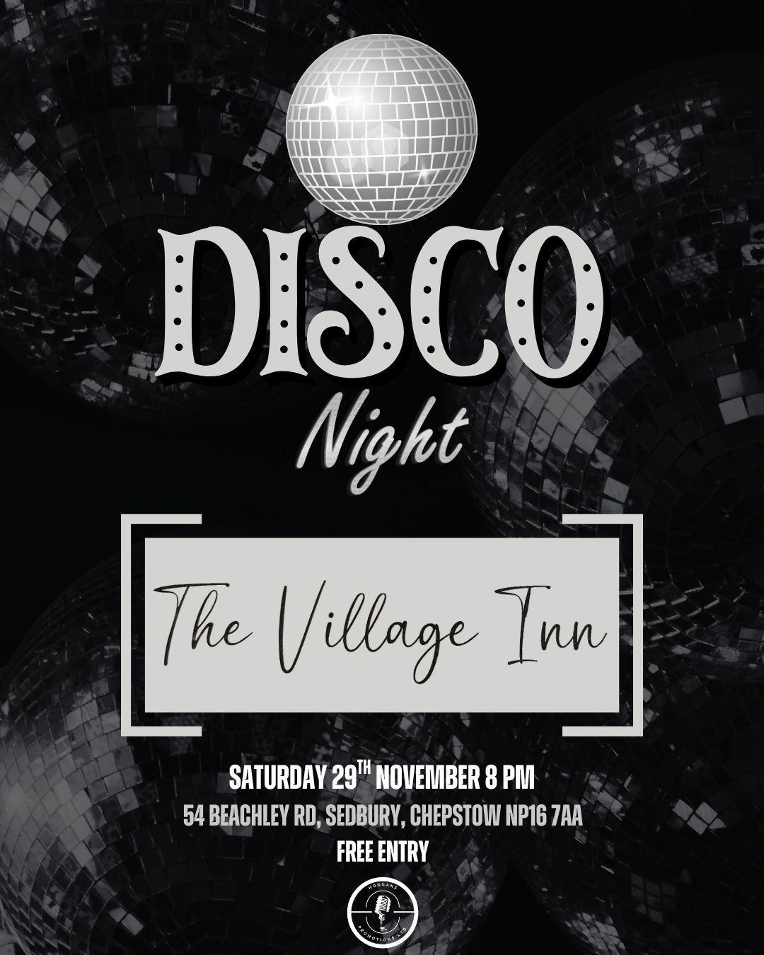 This Saturday we've got our first disco since the start of this month! Come on down and dance the night away with us - we'd love to have you 🕺🪩
🗓️ Saturday 29th November
⌚ 8PM
📍 The Village Inn, Sedbury
#saturdaynight #saturday #sedbury #saturdaynights #disco #disconight #dancing