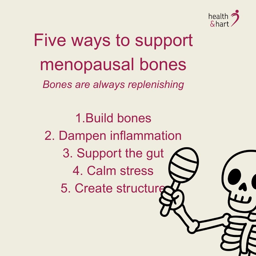 Our bones build up in our younger years (which is why young athletes need to eat enough and skip fasting), They are replenishing themselves, just like all the cells in our body. So what we eat and do has a massive impact.
At menopause there are more factors that might negatively affect the bone rebuilding process though, but we can take action. It isn't just about calcium either.
Bones and muscles love weight training, and we need cardio and flexibility as well. If you're a cyclist (with no running or weights) then you aren't getting any impact through your bones, they need that type of stress. What can you add in?
If I can help then please message me, book a nutrition refresh via my Bio or www.healthandhart.com
#bones #osteoporosis #weighttraining #running #menopause #perimenopause