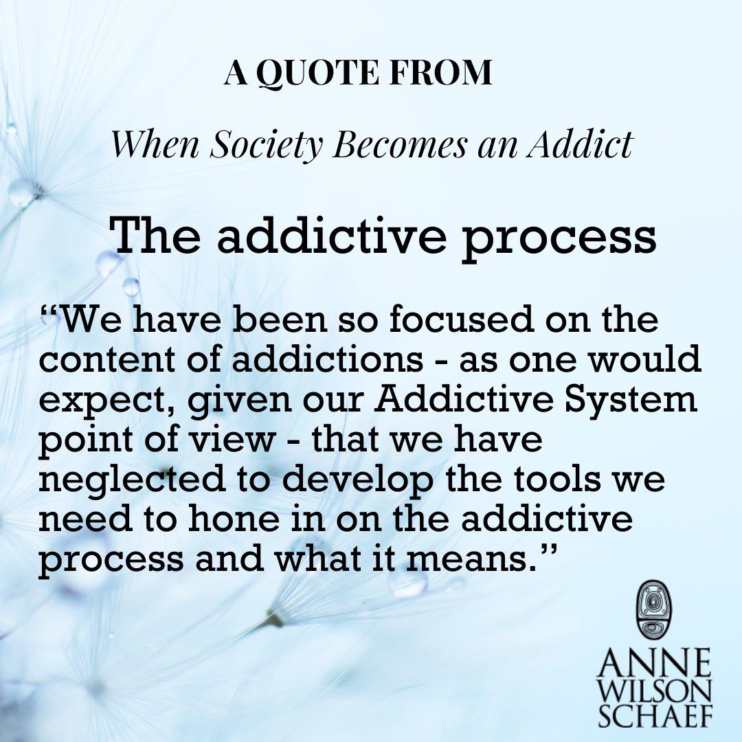 We have been so focused on the content of addictions - as one would expect, given our Addictive System point of view - that we have neglected to develop the tools we need to hone in on the addictive process and what it means. #addictionrecovery #addiction #recoveryispossible #recovery #livinginprocess