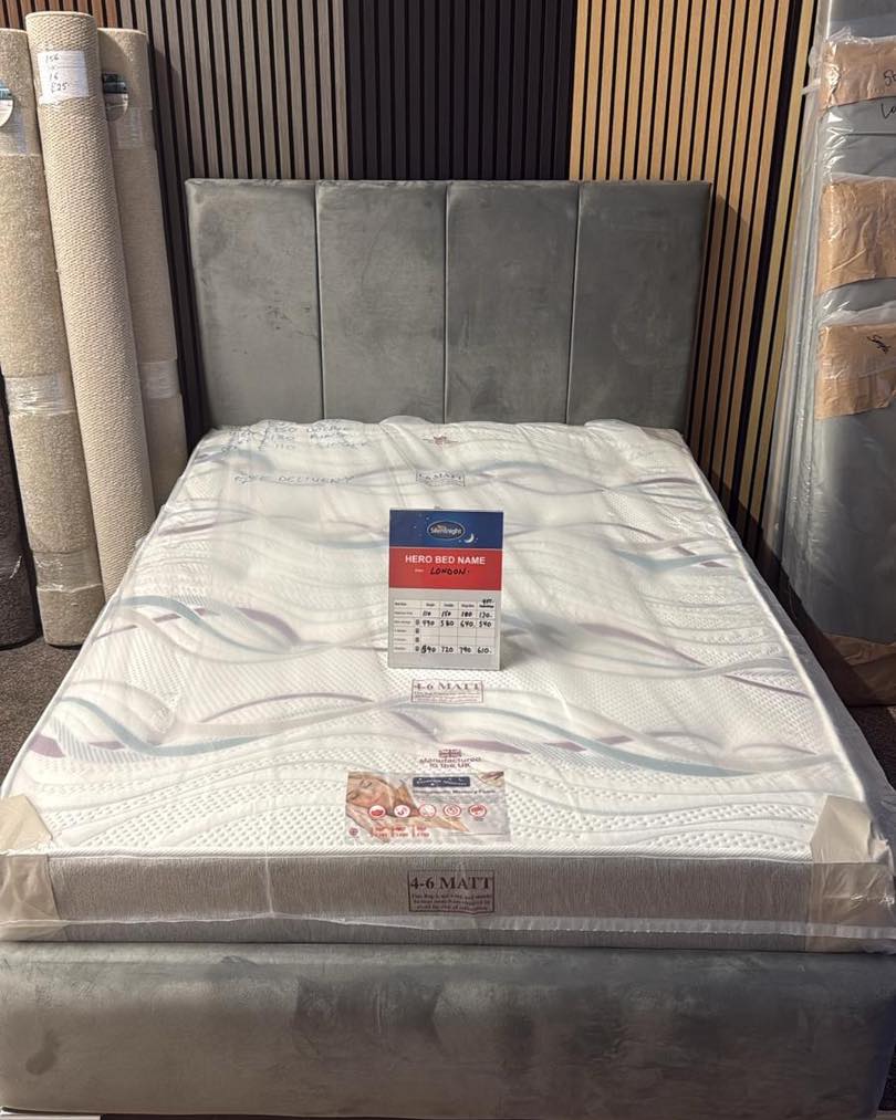 🛌🛌We now stock beds and mattresses 🛌🛌
Weve been asked for years and now there finally here.
These are solid beds, very sturdy and easy to install
We have the diana range in malia beige
The london range in malia grey
Singles, 3/4’s, doubles and kings in stock ready to go
Ottomon’s available on request and ready to be viewed in store
Prices attached on pics with our famous standard mattress’s
Silent night mattresses available to view and order
We still have a week or so on last orders before xmas
Free delivery and install to kick things off
Drop us a message or call with any enquiries.
#beds #stafford #staffordcarpets
#bedsforsaleuk #freedeliverybeds #mattres #silentnight #