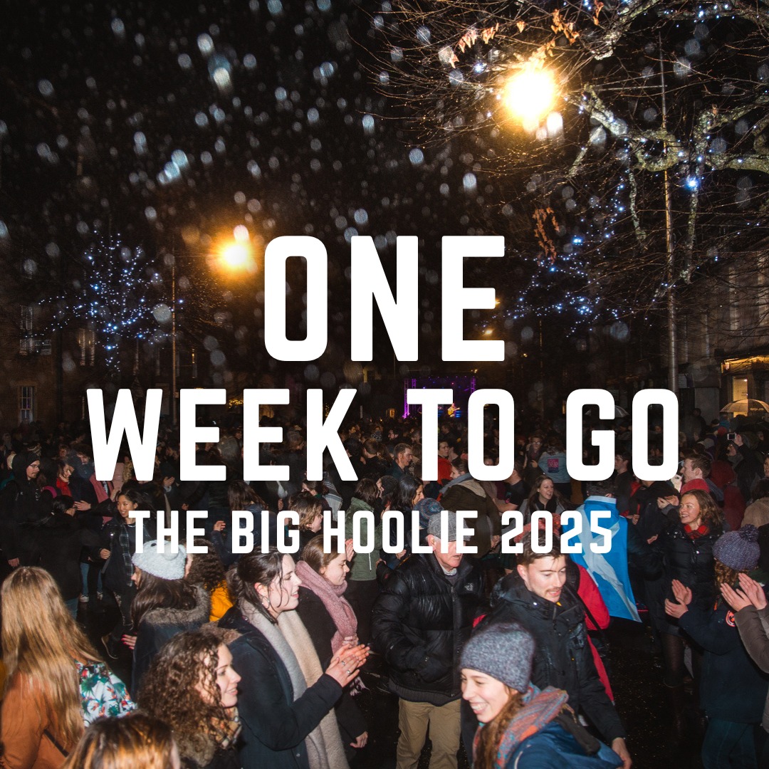 The countdown is onâŠ
Just one week to go until The Big Hoolie 2025!
Join us on South Street on the 29th of November to celebrate St Andrewâs Day- a free event for all to enjoy.