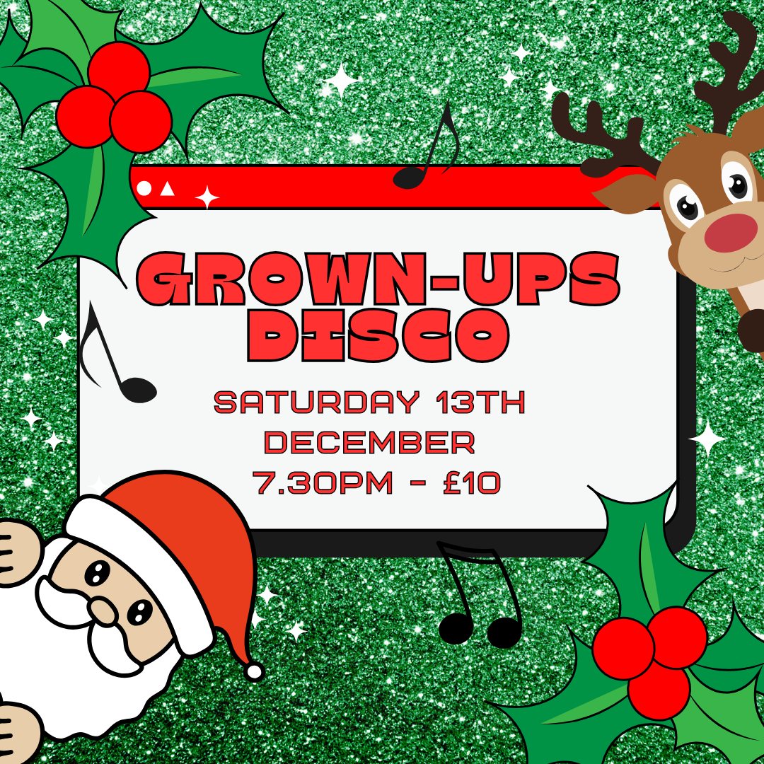 🎄🕺 Grown-Ups Only! 💃🎅
Santa’s polishing his dancing boots. Mariah is defrosting. The mulled wine’s brewing.
Which can only mean one thing…
🔥 The Cluntergate Christmas Grown-Ups Disco is coming! 🔥
✨Throw on your sequins, jingle those bells, and join us for a night of classic Christmas bangers, questionable dance moves, and the best festive vibes this side of the North Pole.
❌ No kids.
✅ All the cheese.
💅 Dress code: Slay bells optional, sparkle mandatory.
📅 Saturday 13th December
📍 The Cluntergate Centre
🎟️ https://www.cluntergate.org.uk/event-details/christmas-grown-ups-disco
Let’s make it a Silent Night for the neighbours and a LOUD night for us. Tag your elves and let’s boogie! 🪩🎁
#GrownUpsDisco #AllIWantForChristmasIsABop #FestiveFlares #CluntergateChristmasDisco #community #lovehorbury