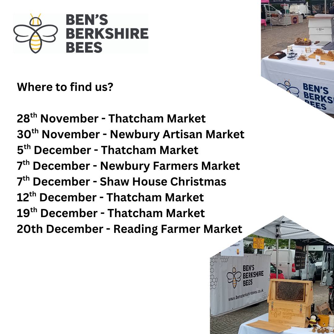 Where to find us in the run up to Christmas!