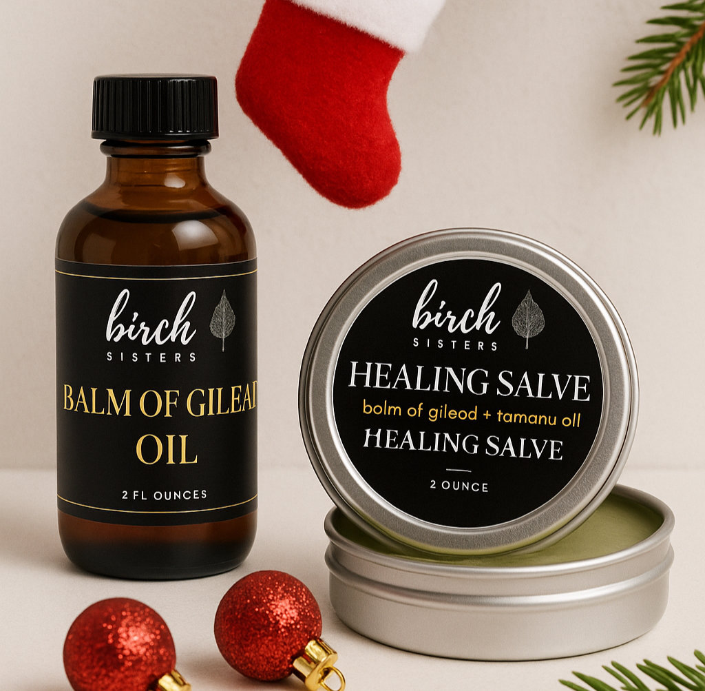 Got crunchy friends on your gift list? We’ve got the perfect thing.
Our Balm of Gilead salve is an all-around healing must-have, and our infused oil is great for DIY skincare or soothing tired muscles. Stock up for Black Friday and gift the good stuff!
www.birchsisters.com/healing
#crunchy #crunchymom #crunchygifts #balmofgilead #balmofgileadsalve #balmofgileadskincare #healinggifts #giftsforher #GiftsForHim #giftsforall #blackfriday #blackfridaysales