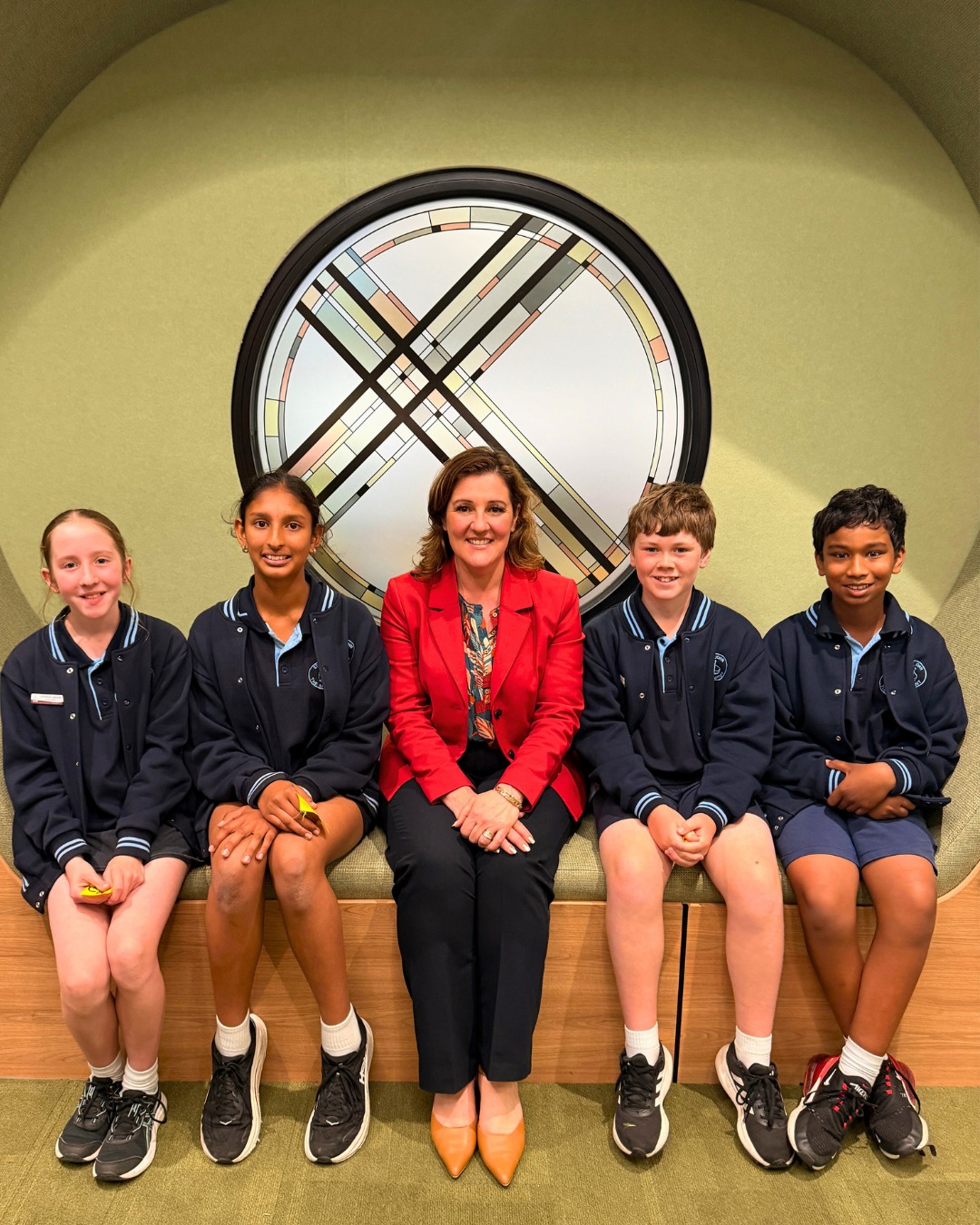 Last week our school community celebrated the blessing and official opening of our new school building and play area. We were joined by Daniela De Martino MP along with representatives from MACS, Crosier Scott Architects, Baxter Building Group, SAC and parish members for this wonderful milestone. ✨
Father Thomas and our Year 6 School Captains led a beautiful prayer ceremony, followed by the official ribbon cutting. 🎀
We were also grateful to welcome Angus, Kate and Ash Potter. In 2020, Angus gifted SJB a stunning artwork he designed and created, displayed on our Administration building. Wanting to honour our Catholic faith and traditions in the new build, we sought Angus’s permission to replicate his design, and were delighted when he agreed.
This was a special day for our community and a celebration of the spirit and creativity that have shaped our Catholic community.💙✨
#SJB2025 #stjohnthebaptistprimaryferntreegully #melbournecatholicschools #HopeFilledCommunity #enrichedcommunities #lightingtheirpath #catholiceducation