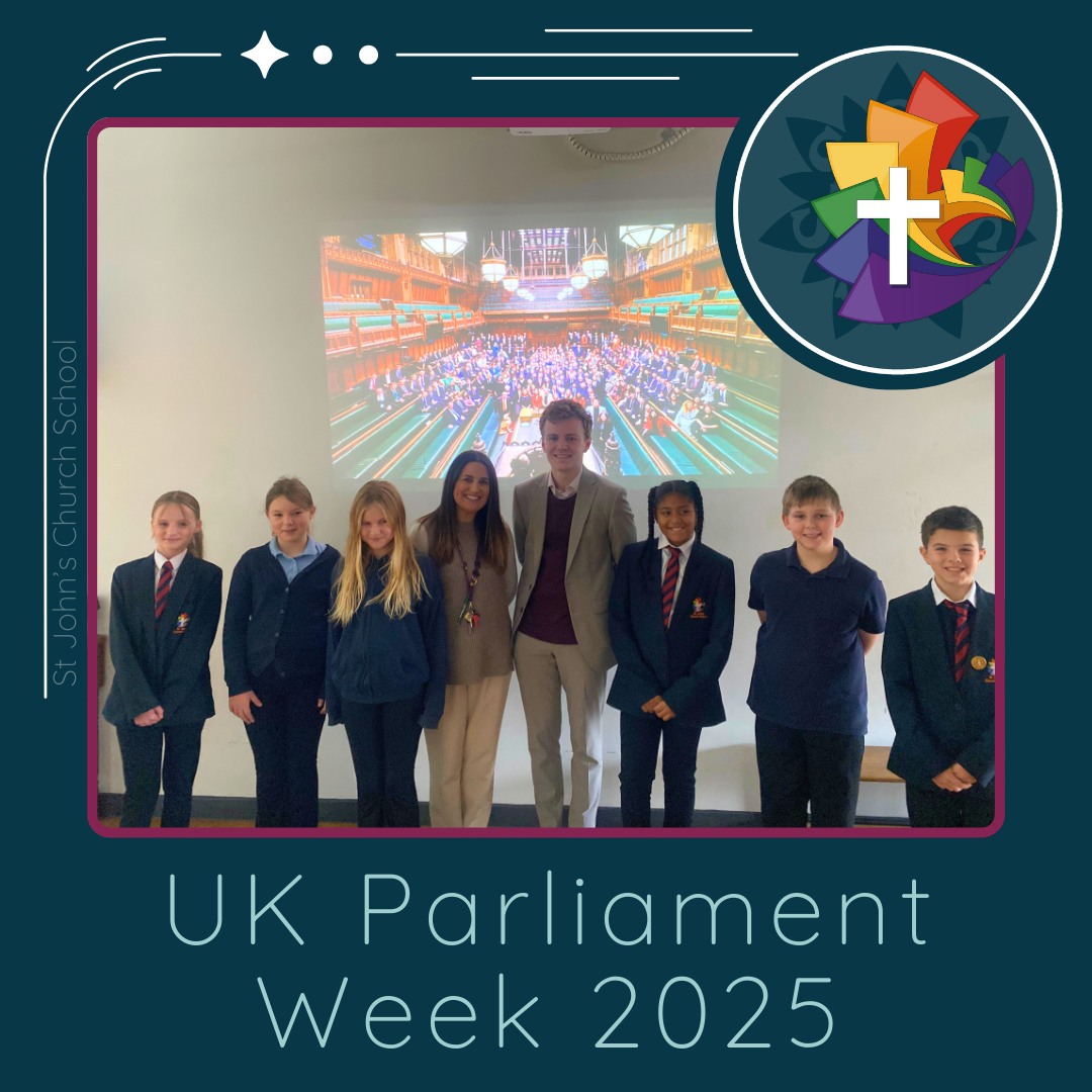 🎉 To kickstart UK Parliament Week 2025, we were lucky enough to be joined by our local MP Sam Carling for our collective worship this morning. He spoke to us about what happens in Parliament, how he became an MP and reminded us that every vote counts.
🙋 There were lots of interested children who were keen to question Sam. Some questions were:
- Why do we have to pay taxes?
- How did you feel when you got elected?
- What is the best part of your job?
- What is something you wish Kier Starmer would do?
🗳 It has set us up ready for a week of learning about democracy. We will be taking part in debates and conducting a whole school vote for a treat of our choice this week. The winning treat will be happening in school over the next couple of weeks!
.
.
.
#democracy #samcarlingmp #UKParliamentWeek #MemberOfParliament #DebatingSkills #stjohns