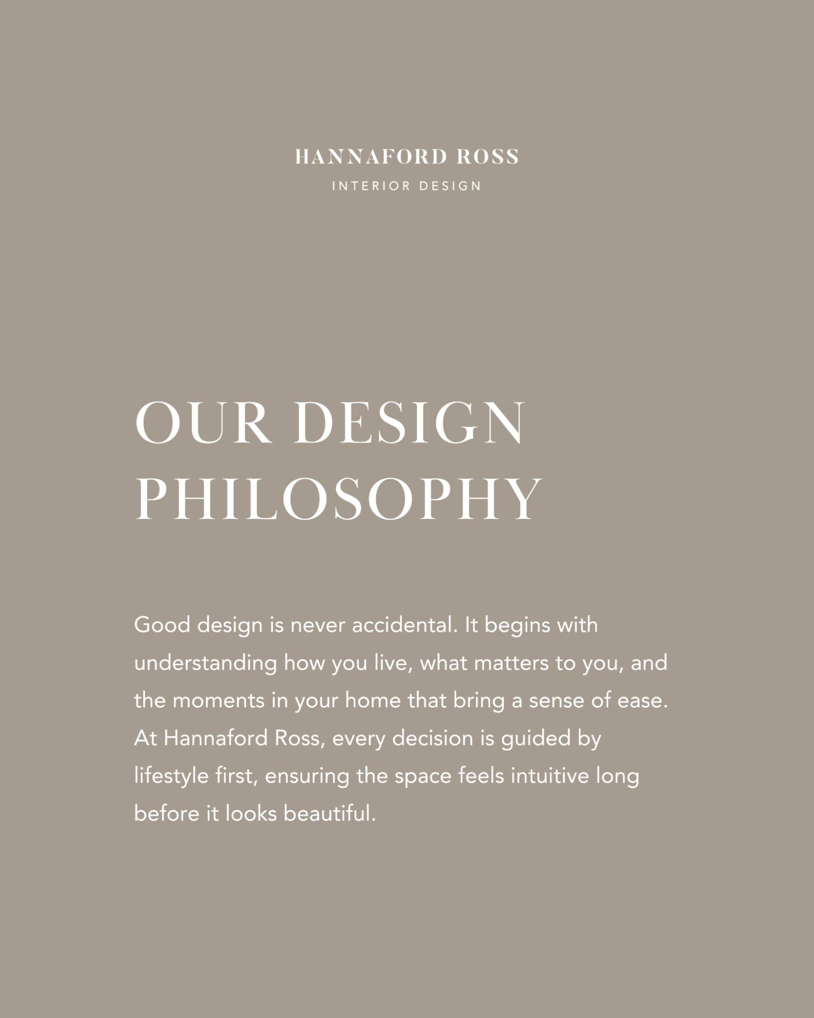Good design is never accidental; it begins with understanding how you live, what matters to you, and the moments in your home that bring a sense of ease.
At Hannaford Ross, every decision is guided by lifestyle first, ensuring your space feels intuitive and deeply considered.
Aesthetics refine the home, but how you live is always the foundation.
Your dream home begins with a conversation. ✨
Contact Deborah at Hannaford Ross to take the first step.
#AustralianDesign #RefinedLiving #TimelessInteriors #DesignDetails #CoastalInteriors