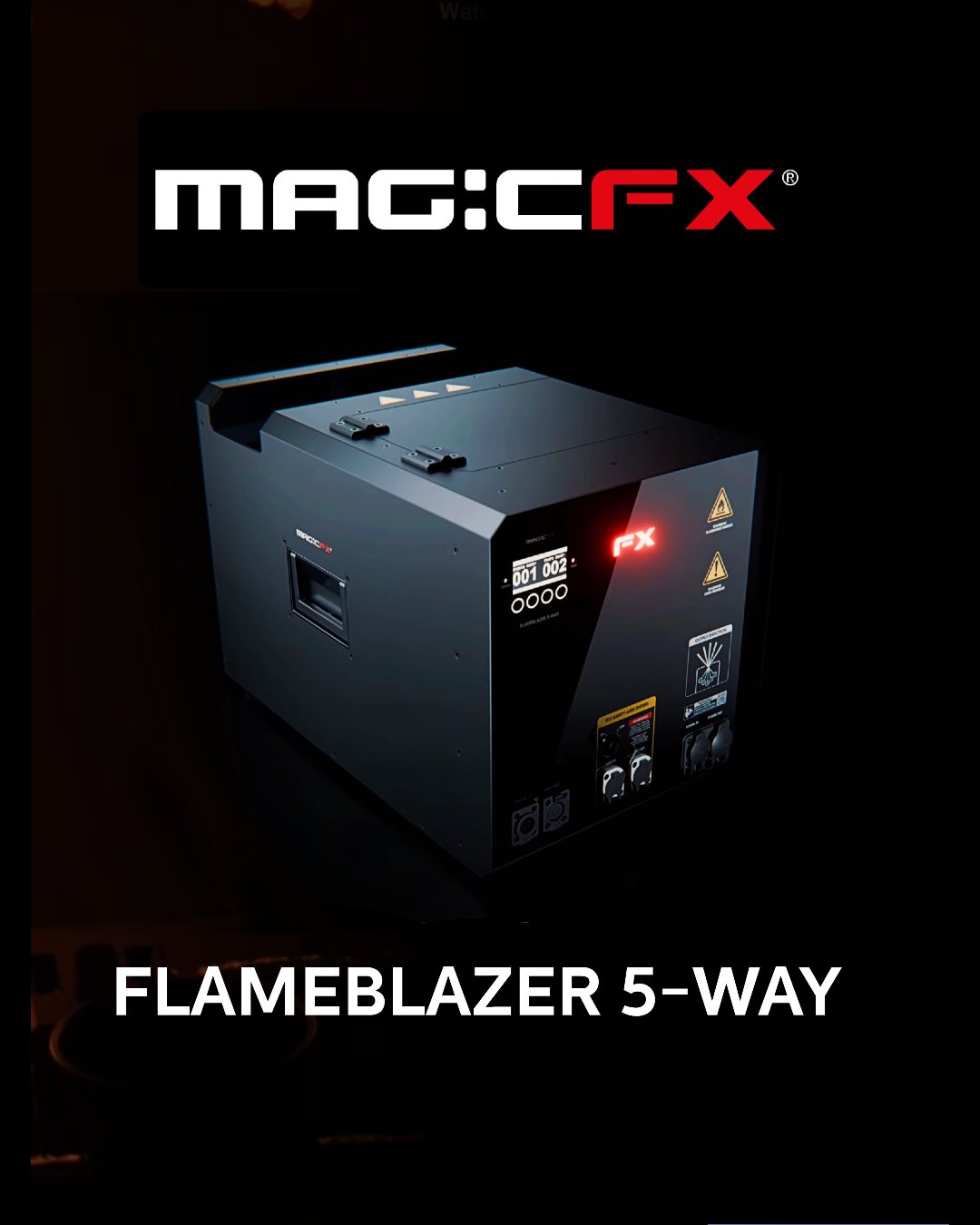 New equipment available from the Just FX hire stock! Add the @magicfxofficial FLAMEBLAZER 5-WAY to your next event 🔥🔥🔥! Liquid flame system, shooting incredibly quick flames in 5 different directions!
#flameblazer #magicfx #sfx #flames