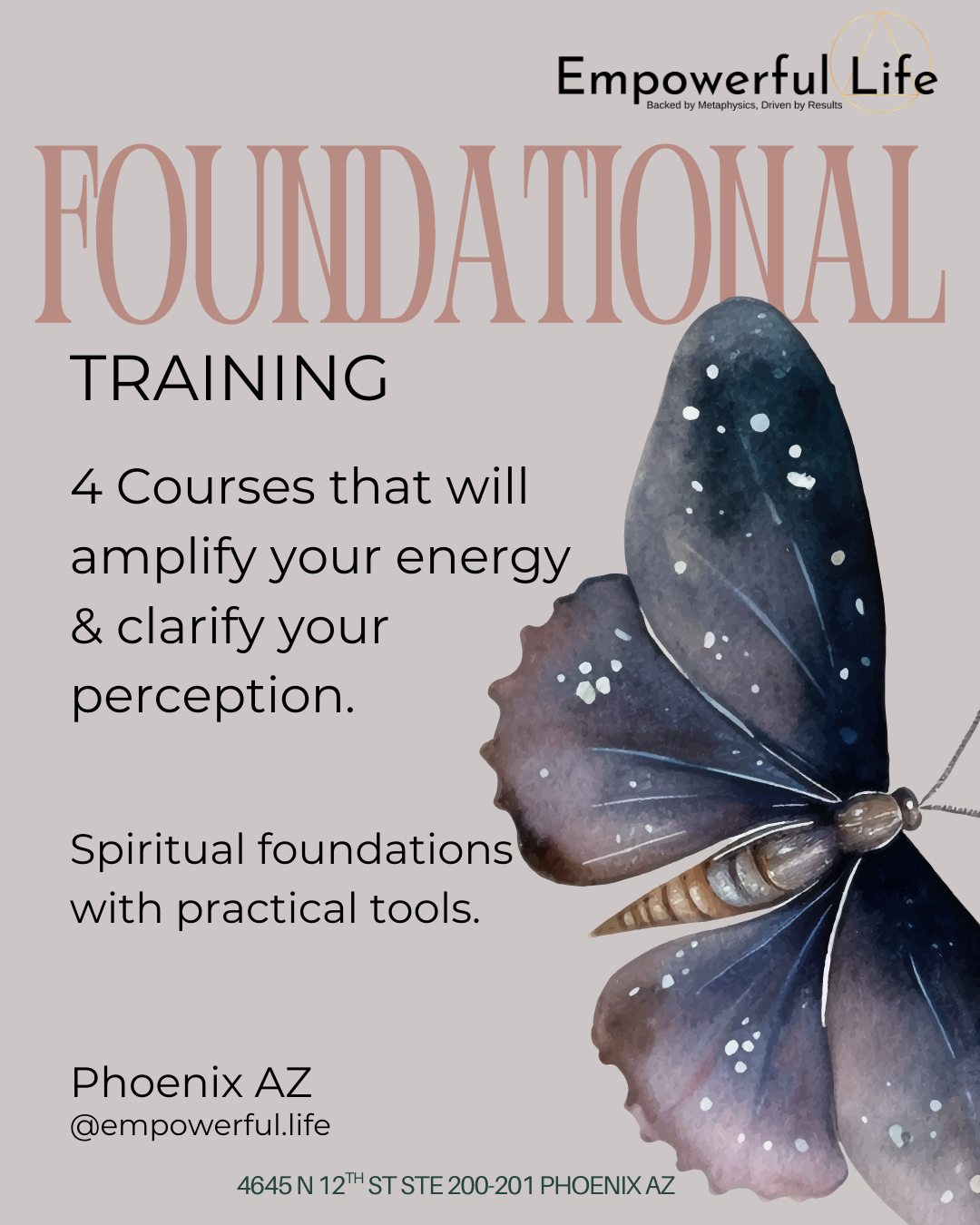 UPCOMING CHANCE TO TRANSFORM
There are four foundational courses that the mystery school provides that create a solid base of understanding that you can build your initiatory progression upon.
They are available in Phoenix on Dec 4-Dec 8.
Sacred Geometry 1 (Thursday Dec 4 5p-9p): receive an attunement and keys for practical application of the three original sacred shapes form by God.
12 Magickal Beings (Friday Dec 5 6p-9p): Expand what is possible by receiving teachings about the other earth beings that are not human. Together, we must work together to build world peace.
Journeys of the Spirit (Sunday, Dec 7 10a-7p): An immersive experience of working with your higher self, your spirit guides, and the elemental forces of reality.
Astral Travel 1 (Monday Dec 8 5p-9p): You are actually only limited by what you think is possible. This training expands your consciousness and your perception in order to know yourself as a galactic divine being.
Classes are now enrolling. Secure your spot in class with your deposit today.
#spiritualfoundations #mysteryschool #modernmysteryschool #lineagematters #spirituality #spiritualteachings #transformation #sacredgeometry #astraltravel