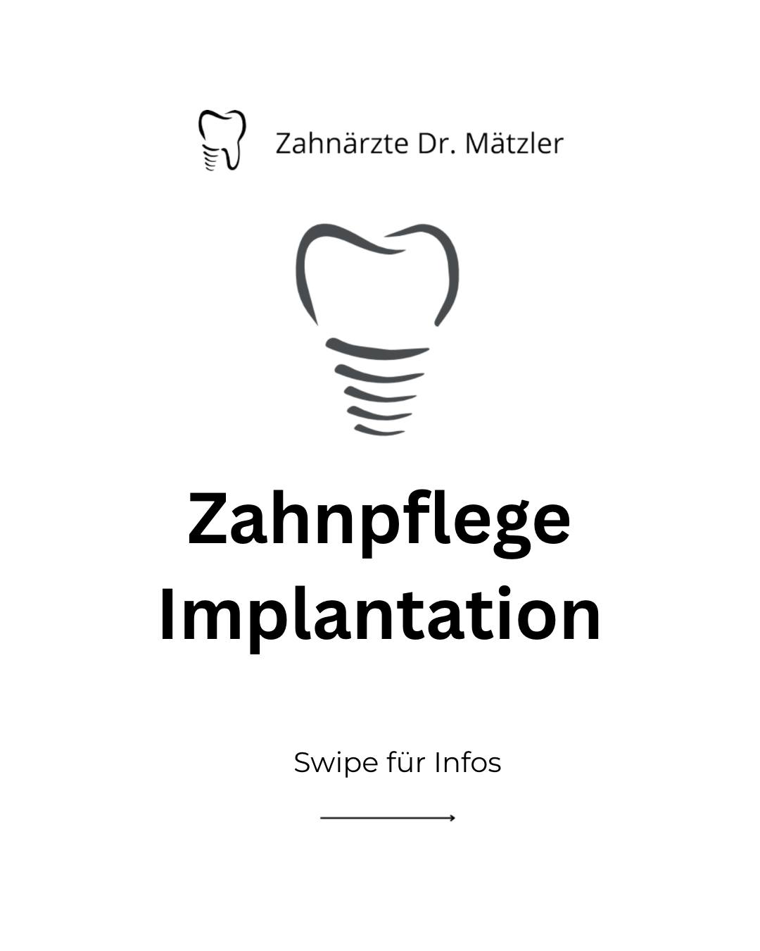 // 𝗗𝗲𝗶𝗻 𝗜𝗺𝗽𝗹𝗮𝗻𝘁𝗮𝘁 𝘃𝗲𝗿𝗱𝗶𝗲𝗻𝘁 𝗱𝗶𝗲 𝗯𝗲𝘀𝘁𝗲 𝗣𝗳𝗹𝗲𝗴𝗲! 🦷✨
Nach der OP gilt: weiche Nahrung, sanft putzen und regelmäßige Kontrollen beim Zahnarzt.
So steht einer langen Lebensdauer nichts im Weg!
➡️ Swipe nach rechts für weitere Pflegeinfos!
#drmätzler #zahnarzt #dornbirn #zahnarztpraxis #zahnarztpraxisdornbirn #zahnarztdornbirn #zahnarztpraxisteam
