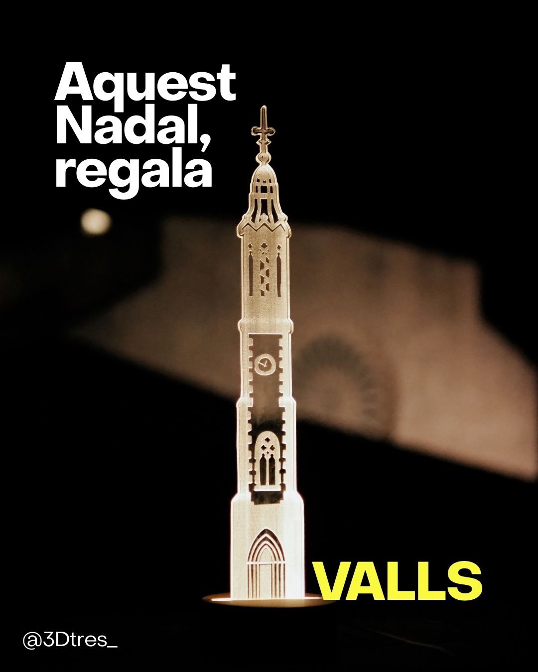 Aquest Nadal, regala productes de Valls! 🥰🎄🫶 Tots els productes disponibles a lanostra web! www.3dtres.cat