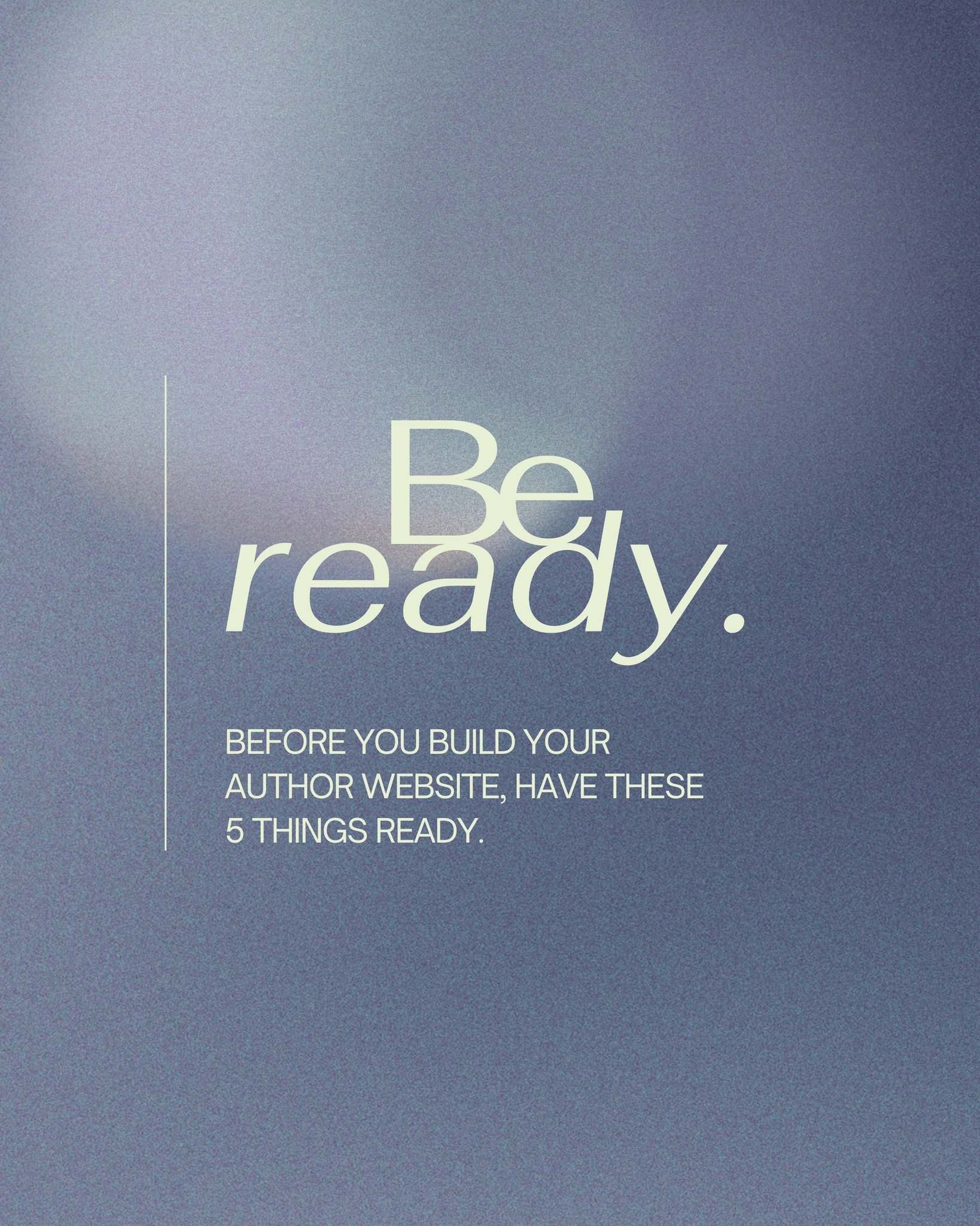 Before you build your author website, have these 5 things ready. ✨
Your website is how readers will find you, so keep it simple, memorable, and true to who you are, whether that’s your real name, pen name, or book title.
Here’s what to have ready for your designer:
1️⃣ Book covers & blurbs – final or near-final versions help guide the visuals and layout.
2️⃣ Illustrations & images – these shape the look and feel of your site.
3️⃣ Your bio – even a rough draft gives your designer a sense of you, your style, and what you care about.
4️⃣ A good photo – doesn’t need to be studio-quality, just something that feels like you to build trust and personality.
5️⃣ Your style guide – logos, fonts, colours, and overall style help your site reflect your writing. Unsure? That’s what your designer is for!
Have these ready, and you’ll save yourself time and money when it comes to the build!
#AuthorWebsite #AuthorLife #WritingCommunity #BookMarketing #IndieAuthors #WriterTips #AuthorTips #BookLaunch #WebsiteDesign #AuthorBranding #SelfPublishing #WritersOfInstagram #CreativeAuthors #AuthorJourney #BookDesign #WebsiteTips #IndieAuthorLife #AuthorPlatform #WritingTips #AuthorsOfInstagram