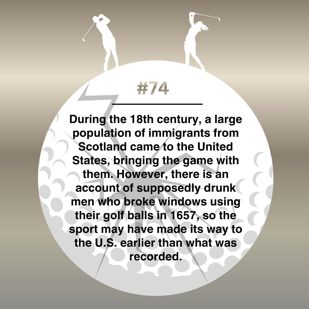 Great Golf Facts... LifestyleCoast2Coast.com
#LC2C #lifestylecoast2coast #lifestylecoasttocoast #GolfLife #Golf #Golfing #GolfFacts⛳️🏌️♀️🏌️