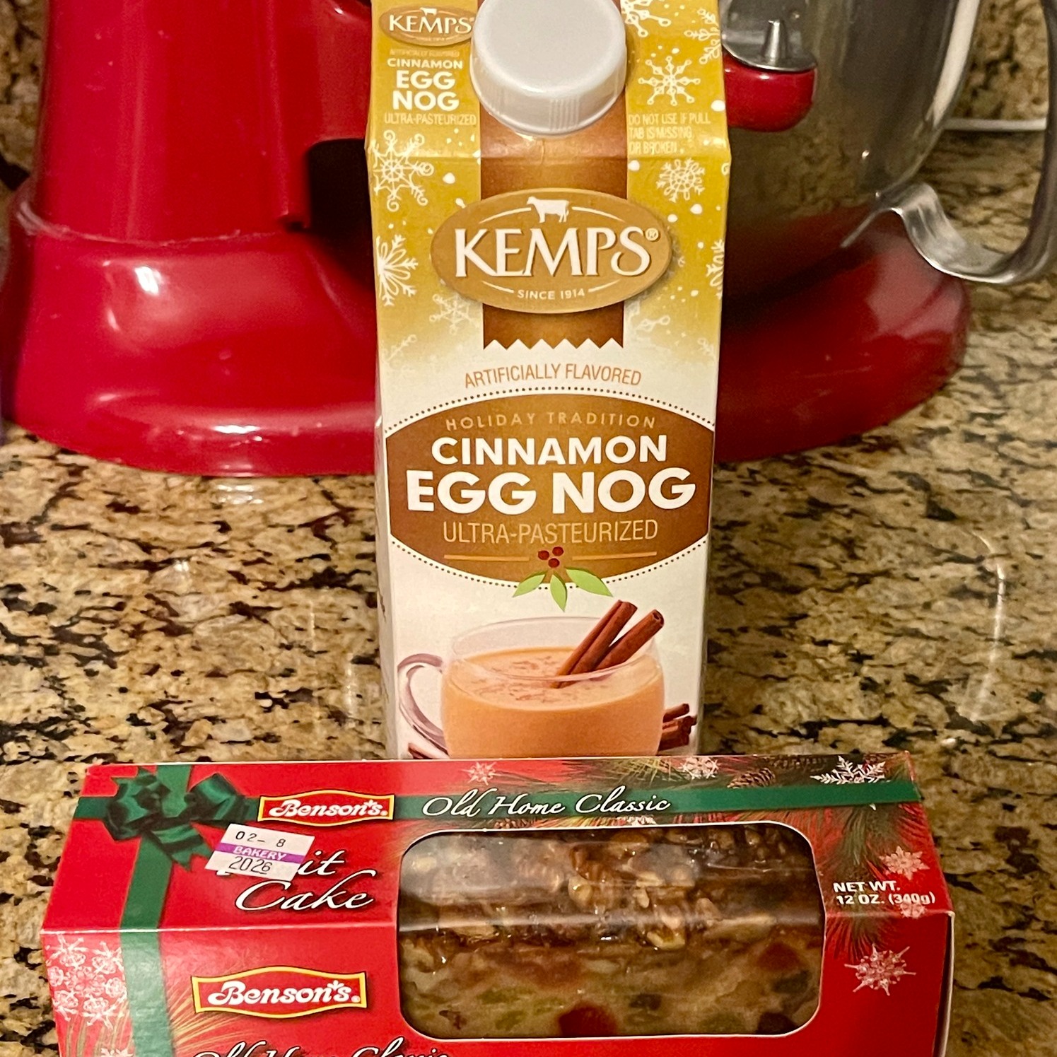I am ready for the holidays. Am I the only one who likes Fruitcake?? My family thinks I'm nuts!
Tell me in the comments!
đĽ = Love Eggnog!
đ = Love Fruitcake!
𤢠= Don't like either